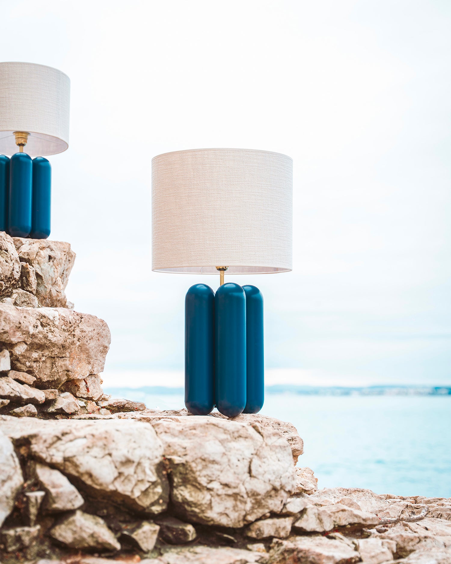 Lampada in legno con paralume La Grande Charlotte