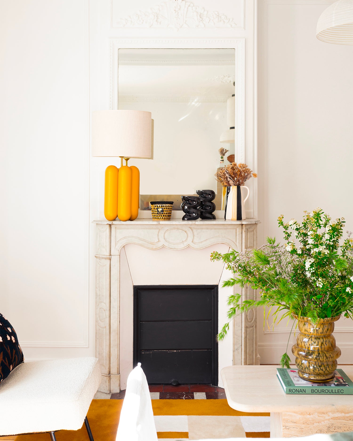 Lampada in legno con paralume La Grande Charlotte