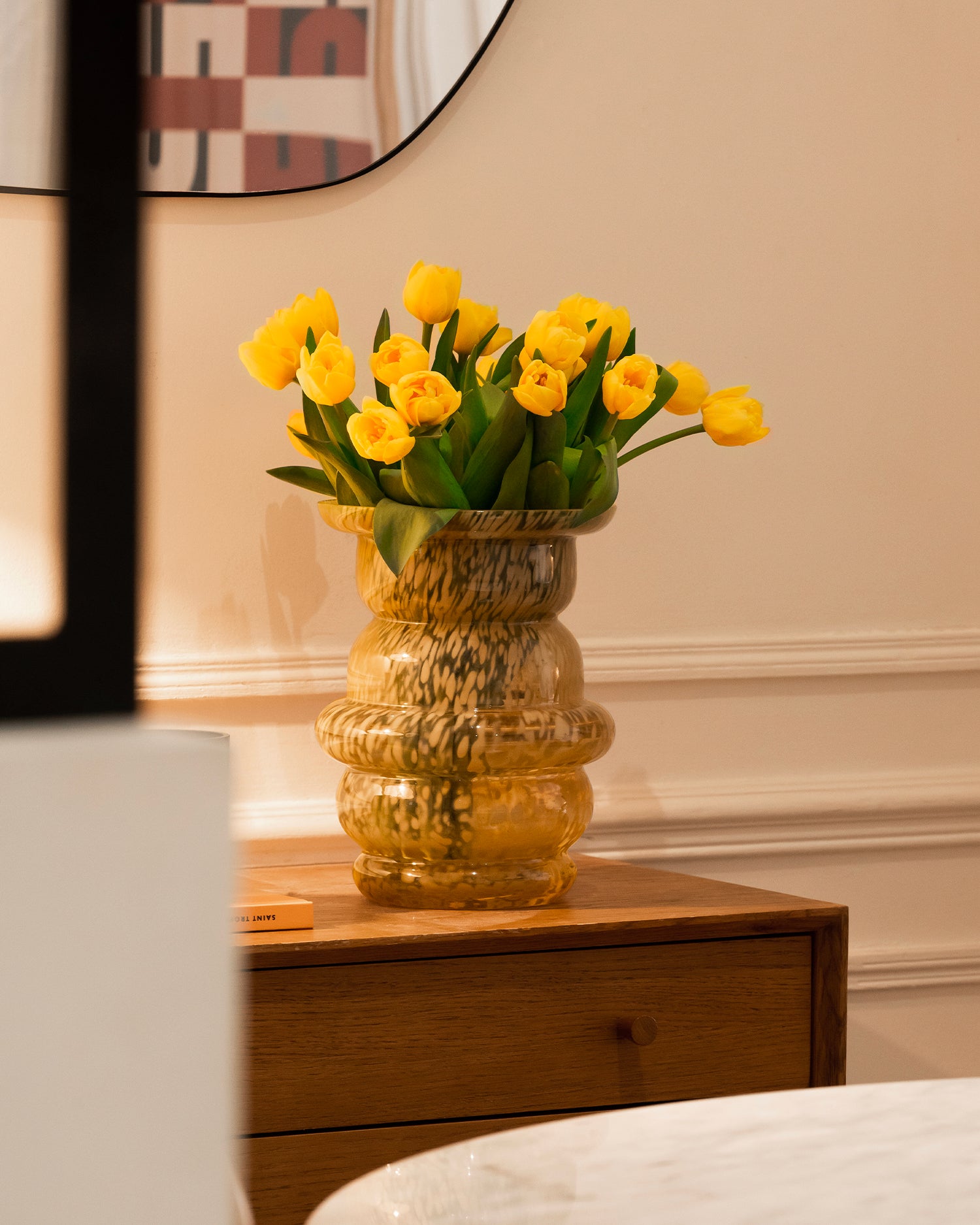 Vaso in vetro soffiato Dôme