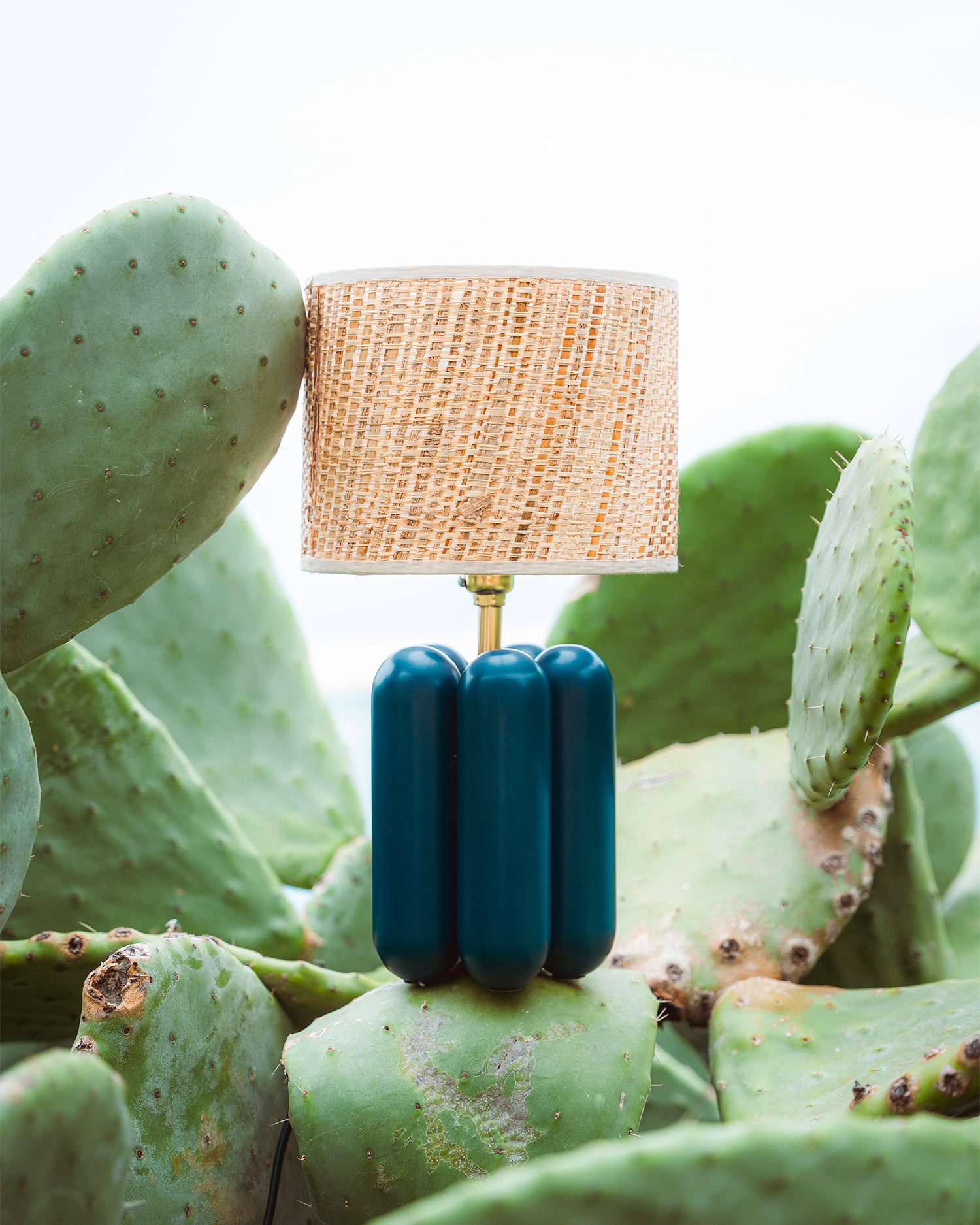 Lampada in legno con paralume La Petite Charlotte