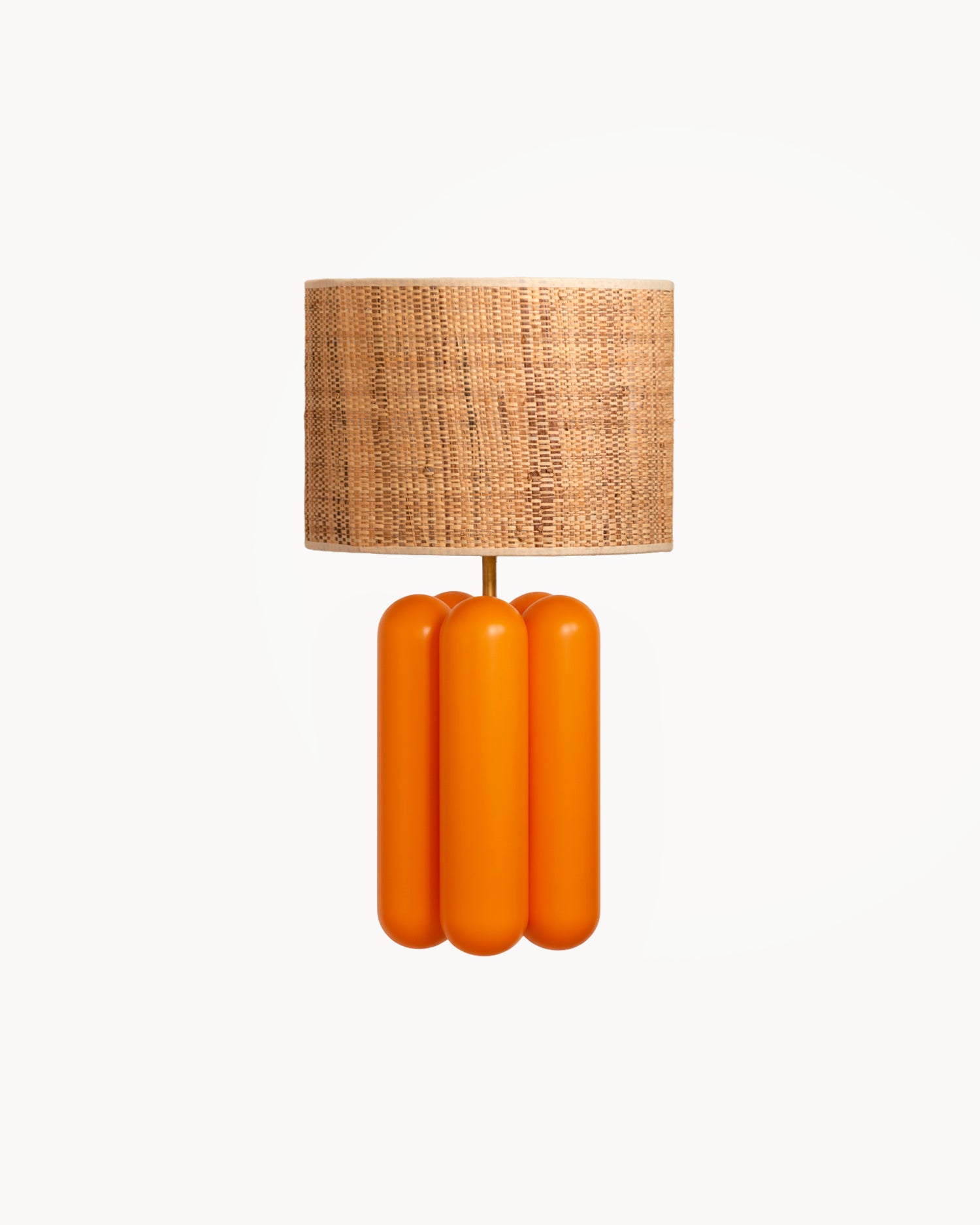 Lampada in legno con paralume Charlotte