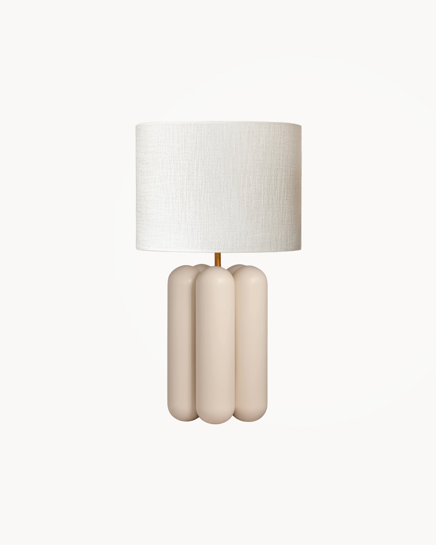 Lampada in legno con paralume Charlotte