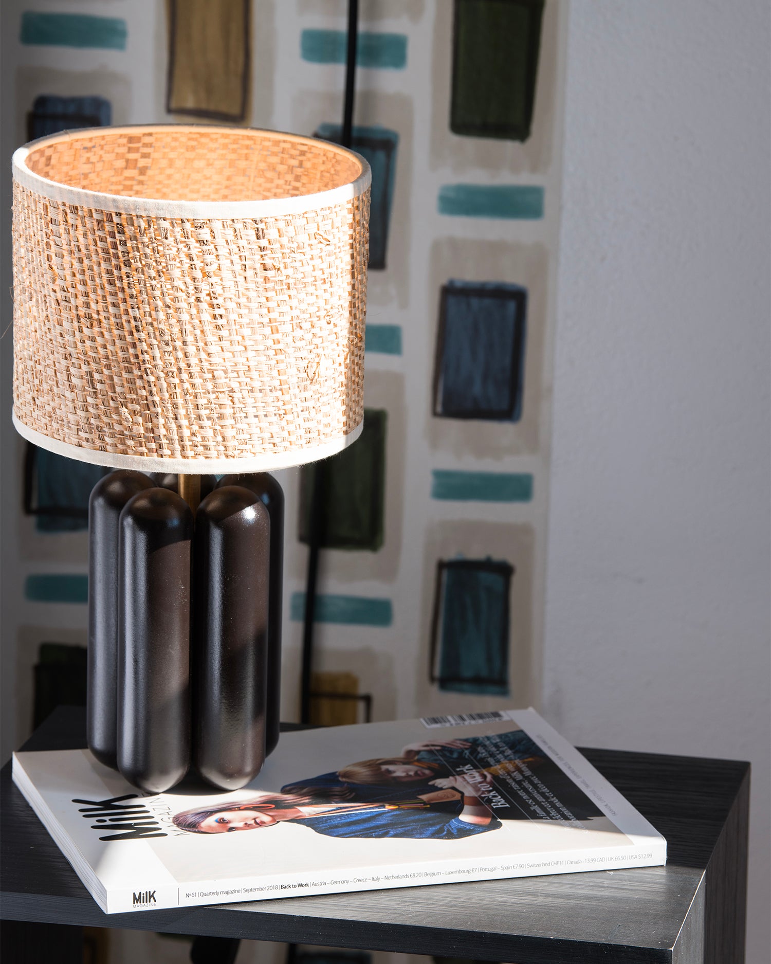 Lampada in legno con paralume La Petite Charlotte