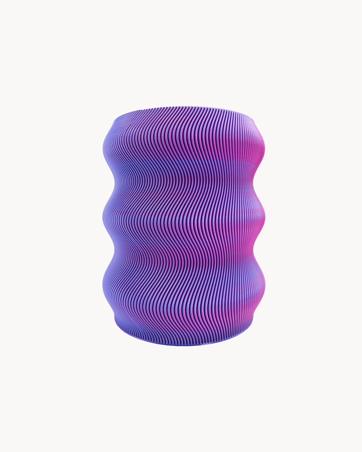 Vaso decorativo stampato in 3D Volna
