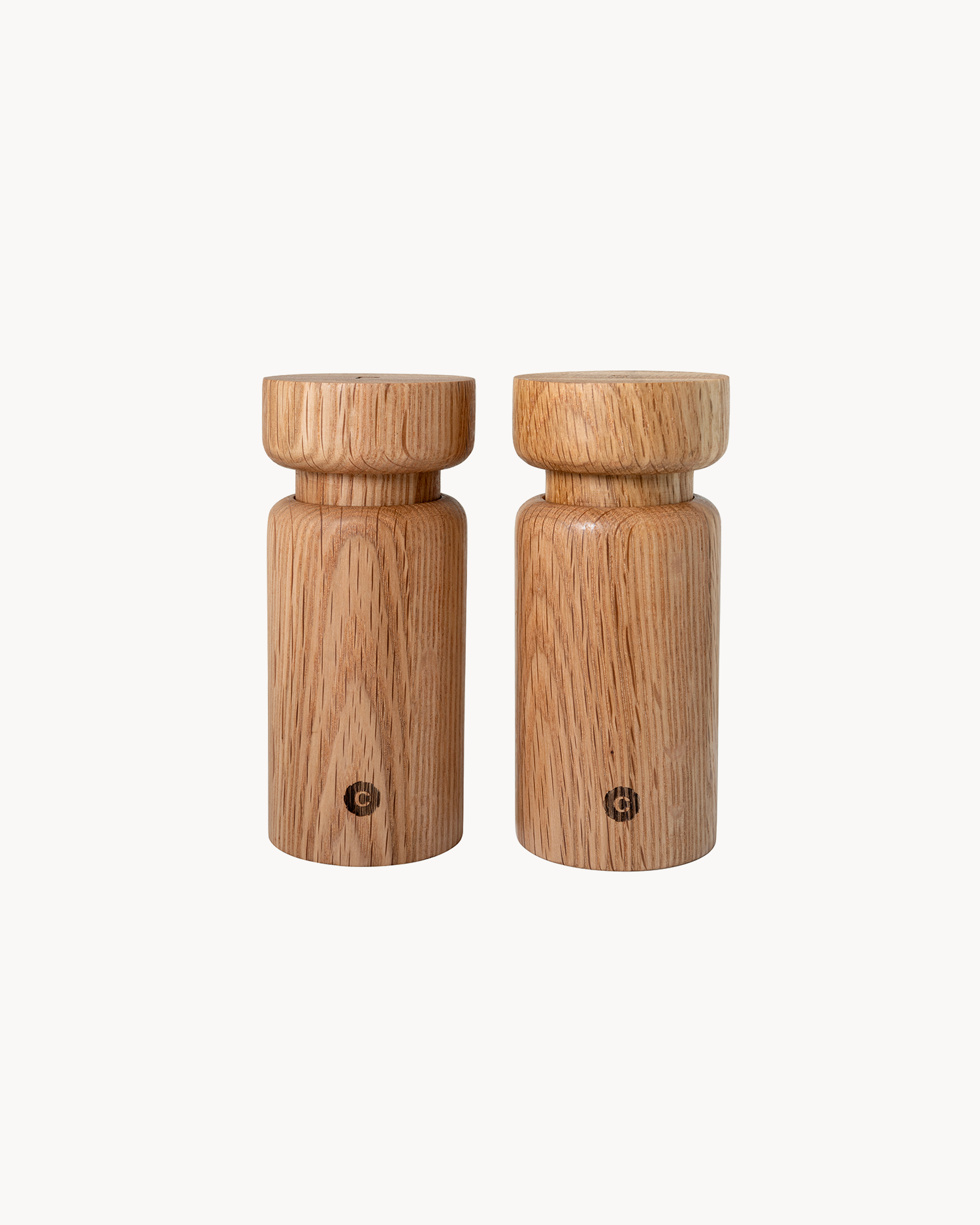 Set 2 macinaspezie in legno di quercia Helsinki