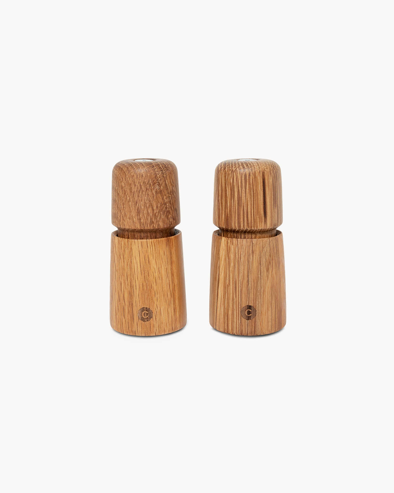 Set 2 macinaspezie in legno di quercia Stockholm