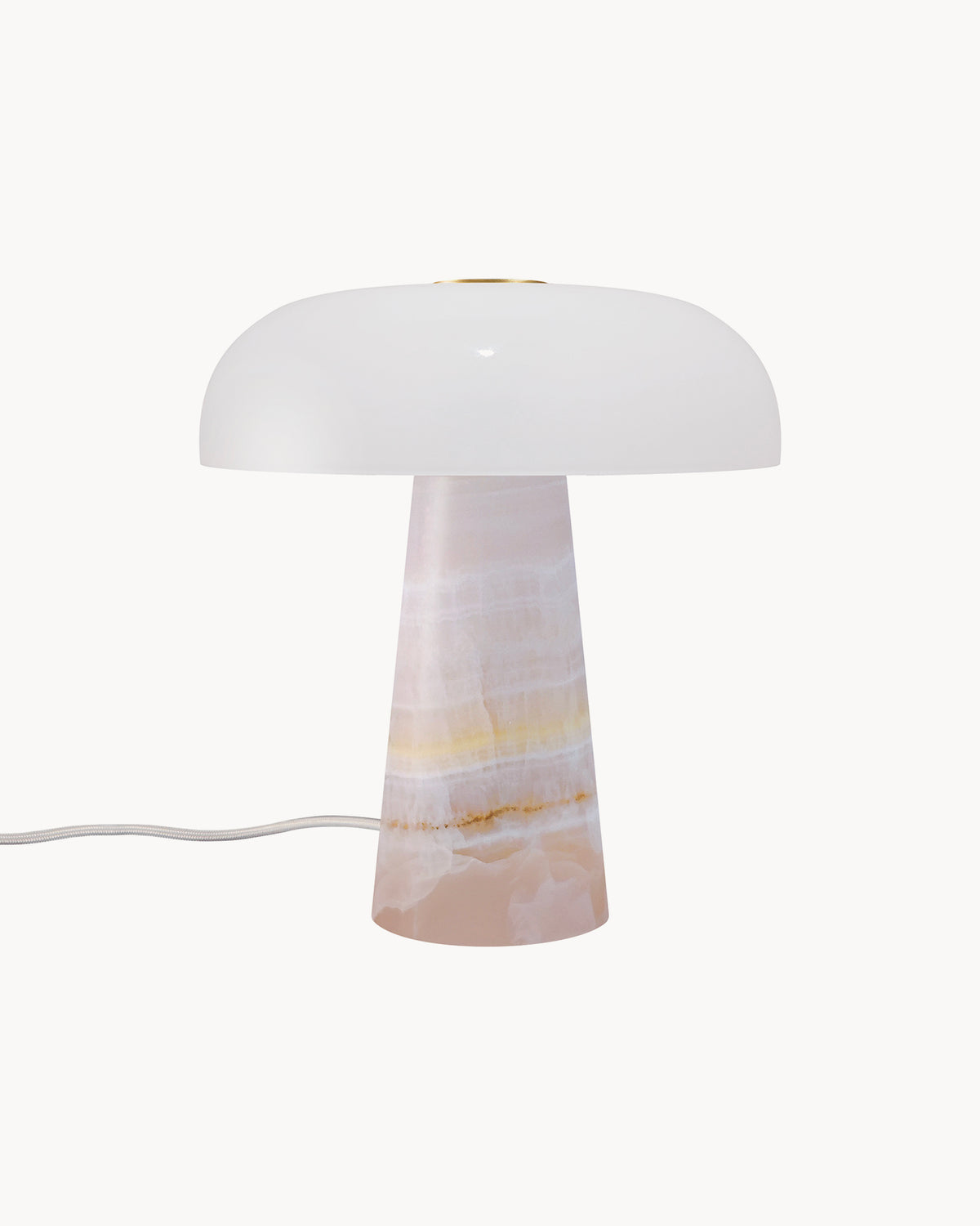 Lampada da tavolo in marmo e vetro Glossy Mini