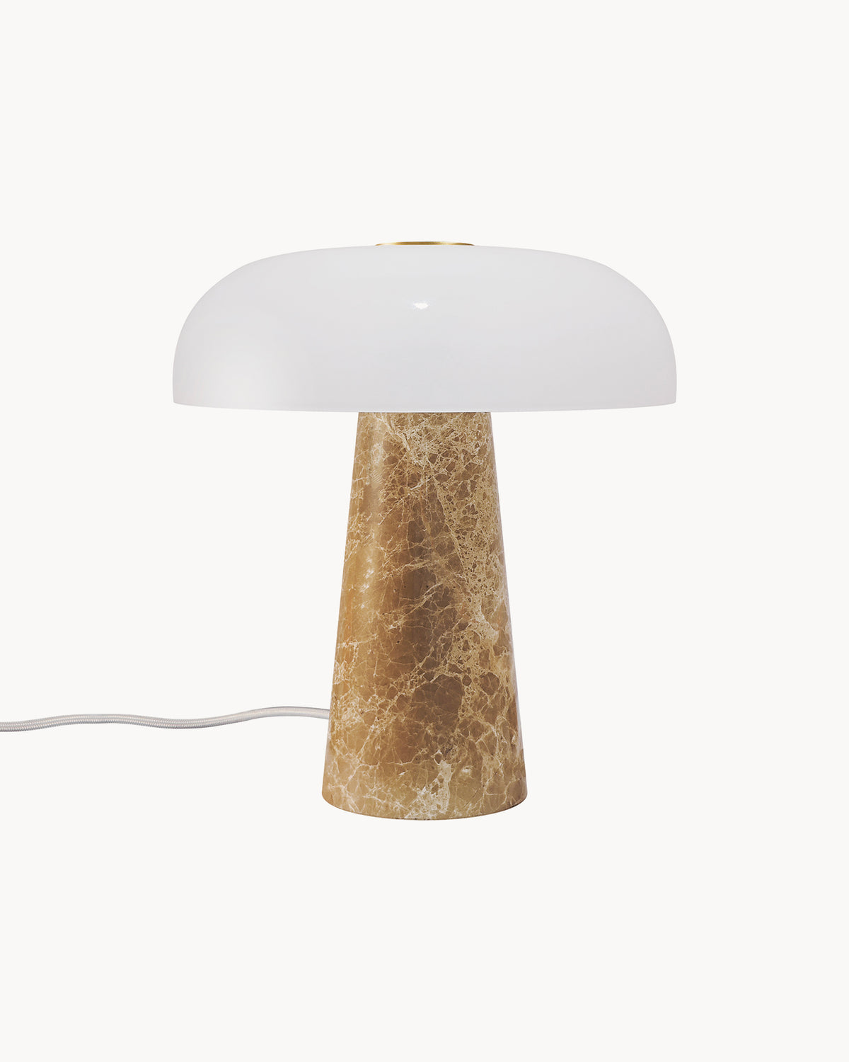 Lampada da tavolo in marmo e vetro Glossy Mini