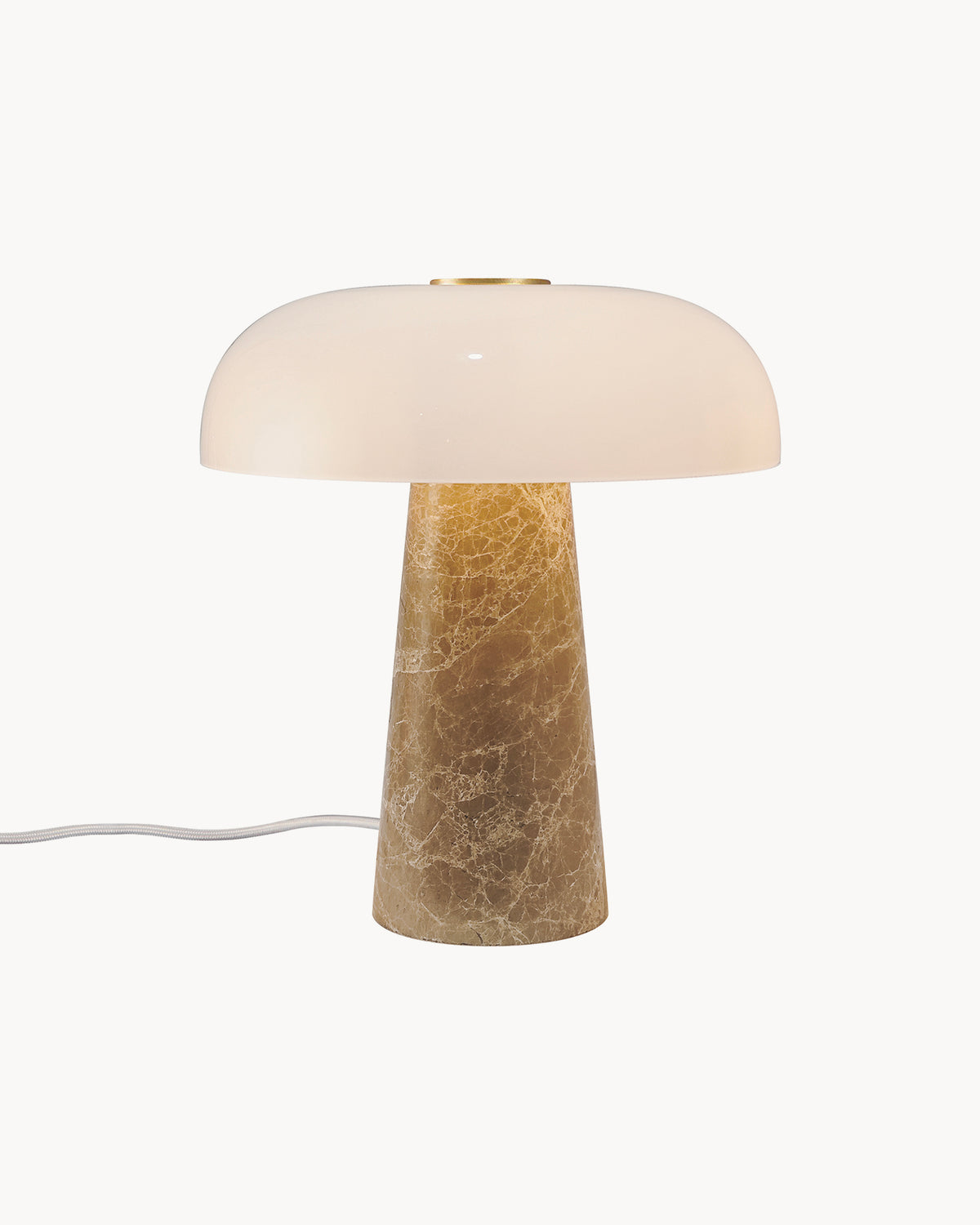 Lampada da tavolo in marmo e vetro Glossy Mini