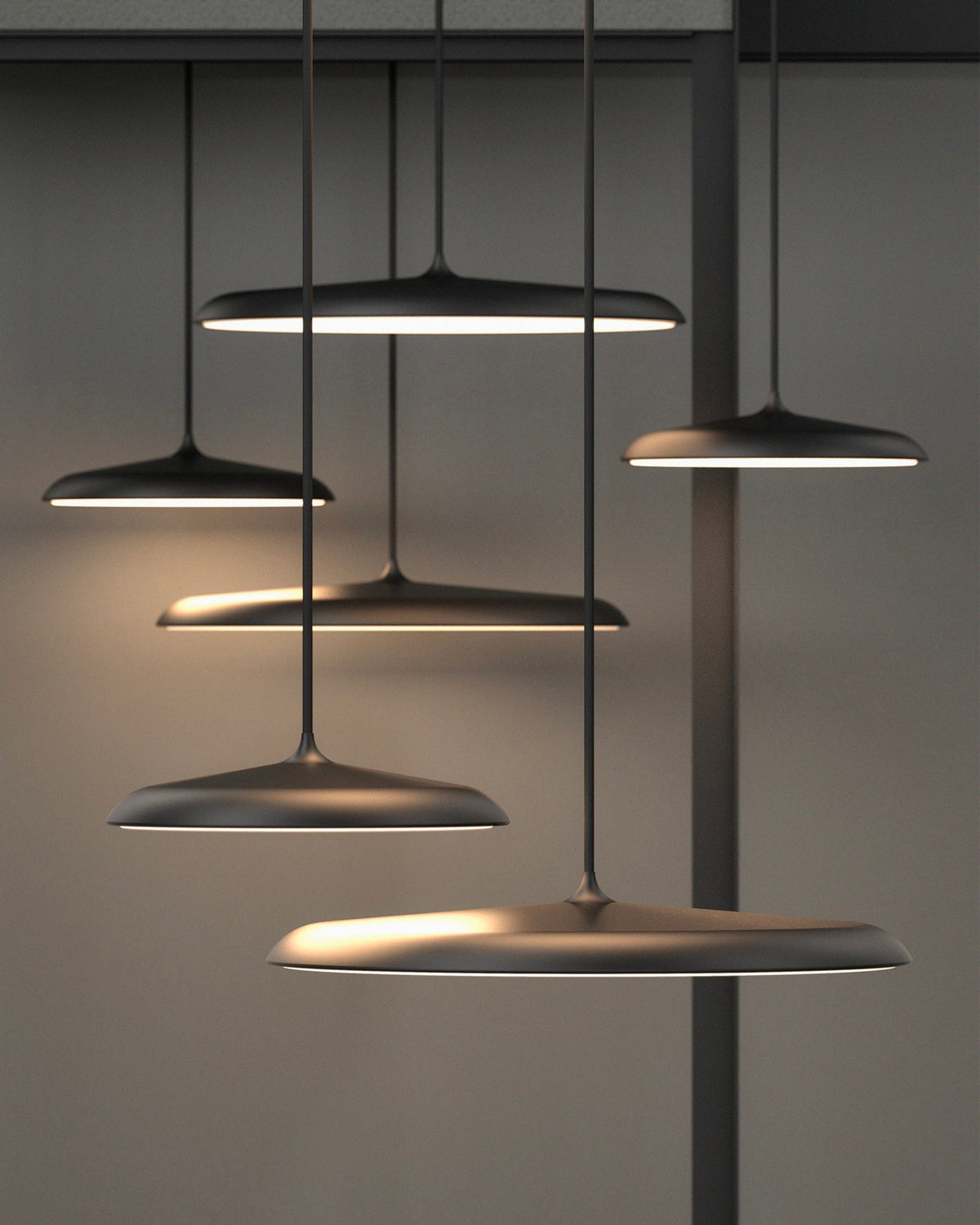 Lampada a sospensione in metallo Artist