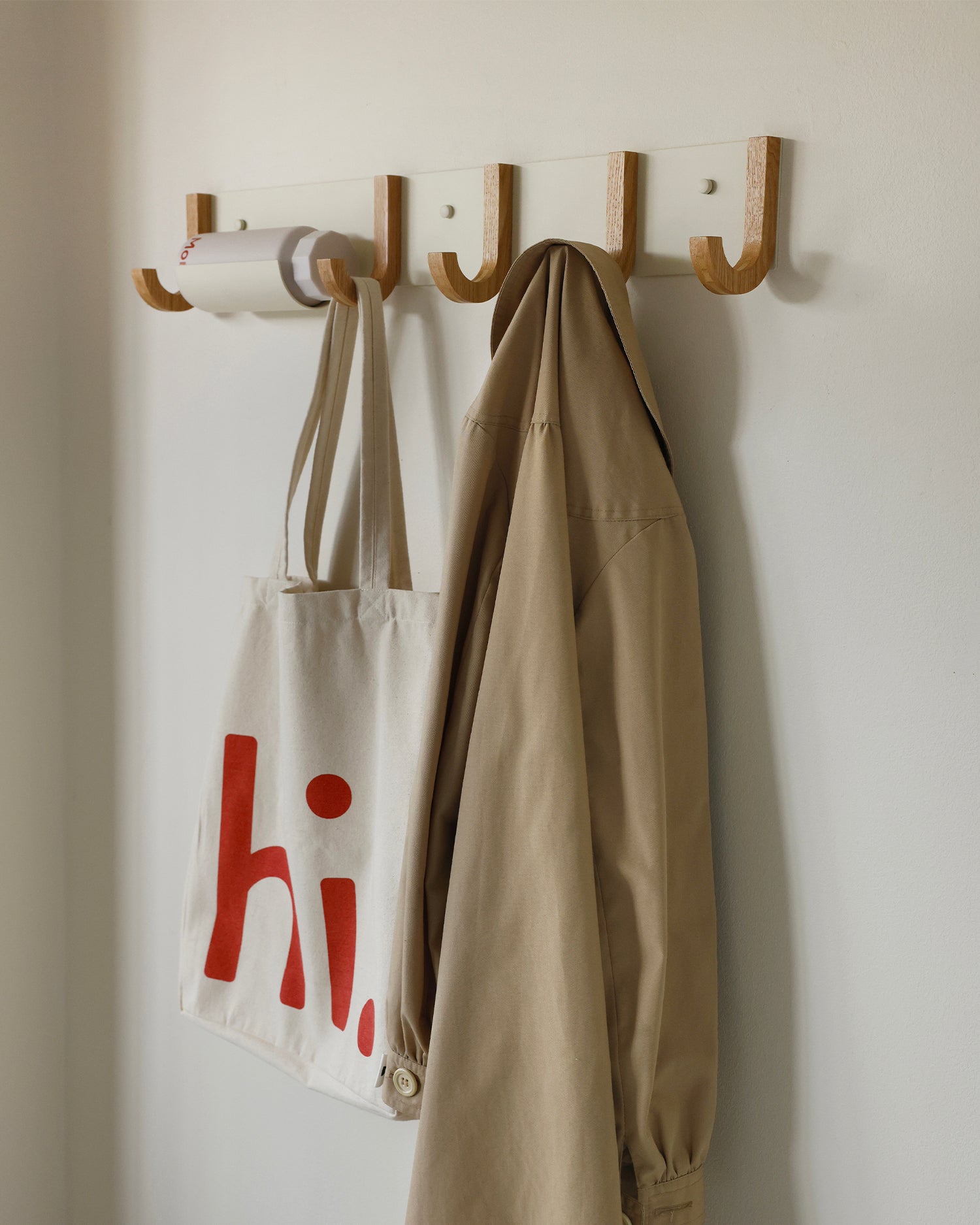 Appendiabiti da parete in legno Jay 5