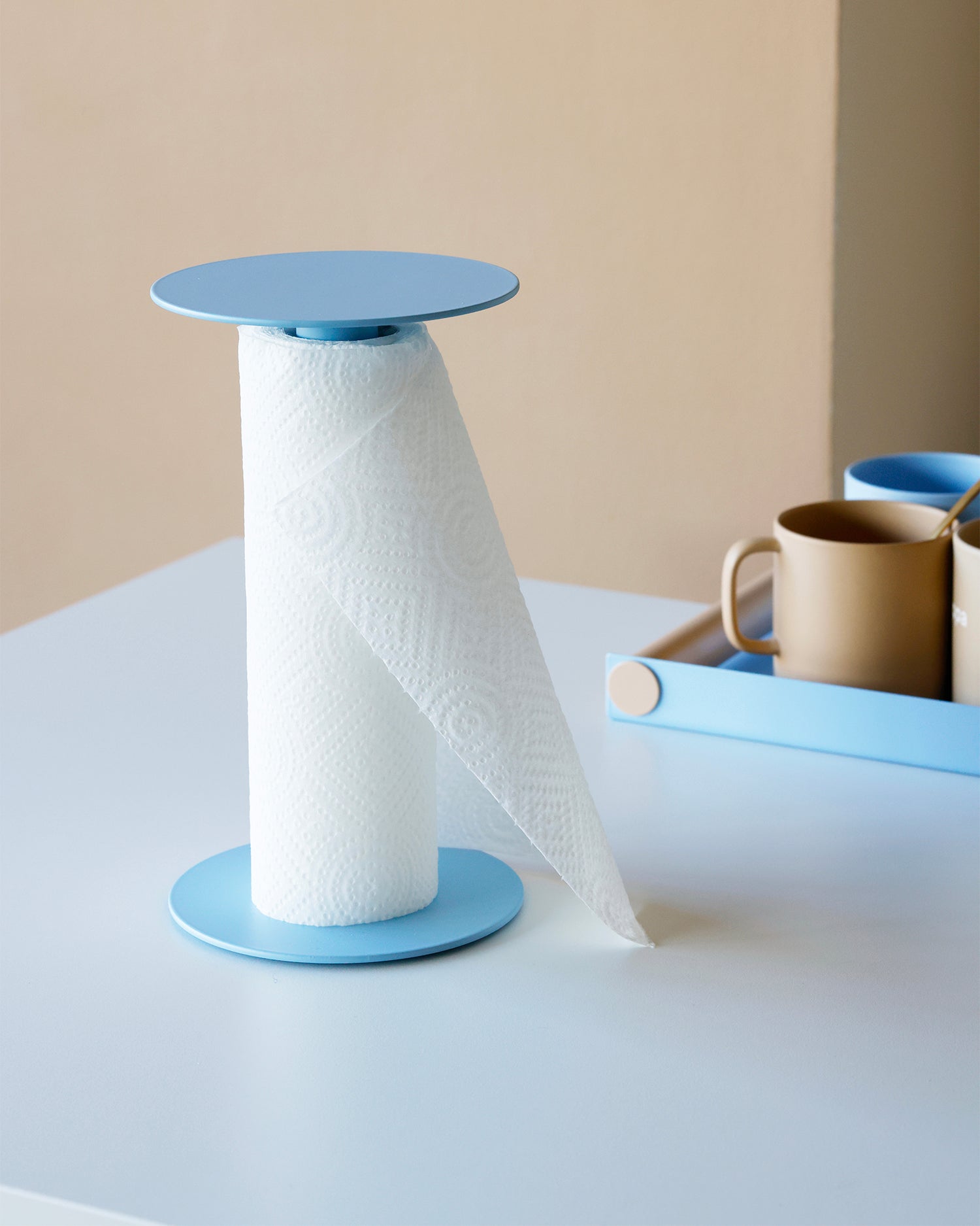 Portarotolo da cucina in acciaio Rolling