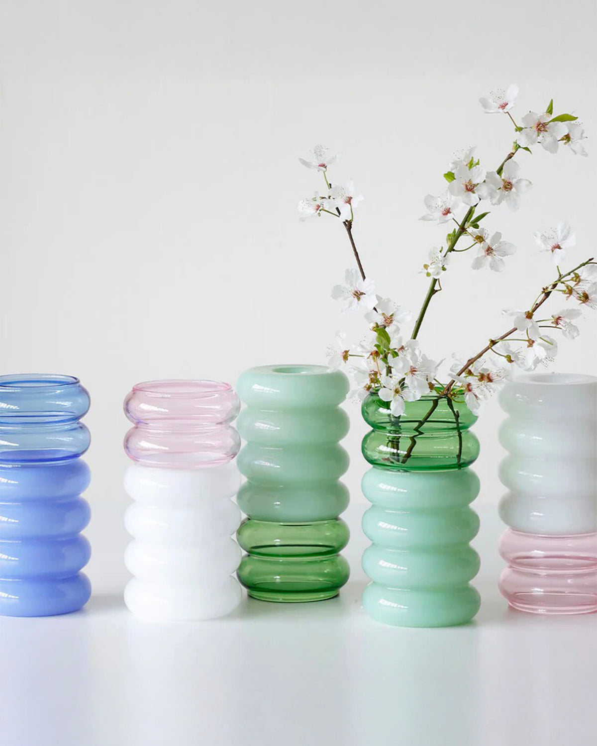 Vaso/Portacandele 2 in 1 in vetro borosilicato Bubble - Vetro