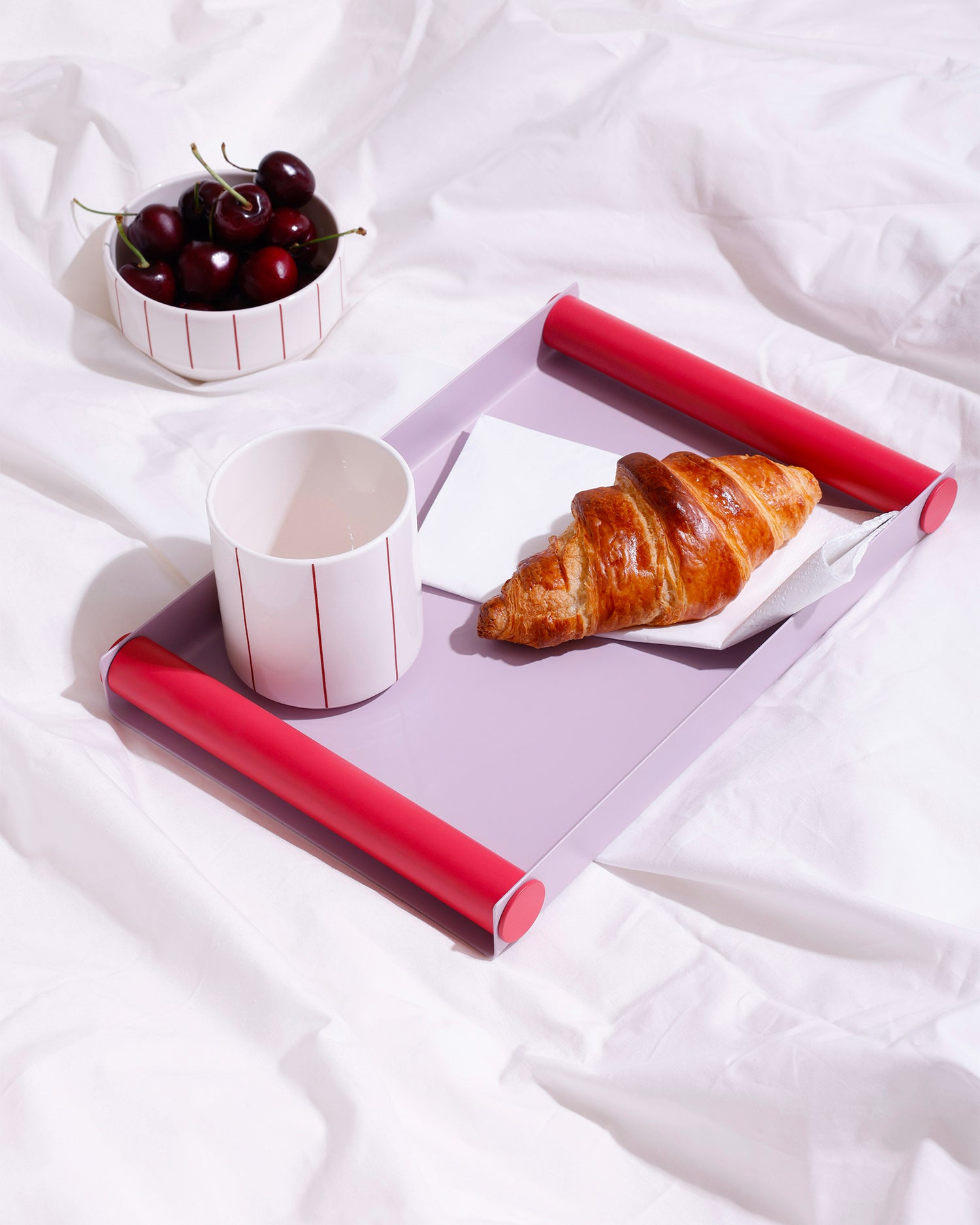 Vassoio decorativo in metallo Ray