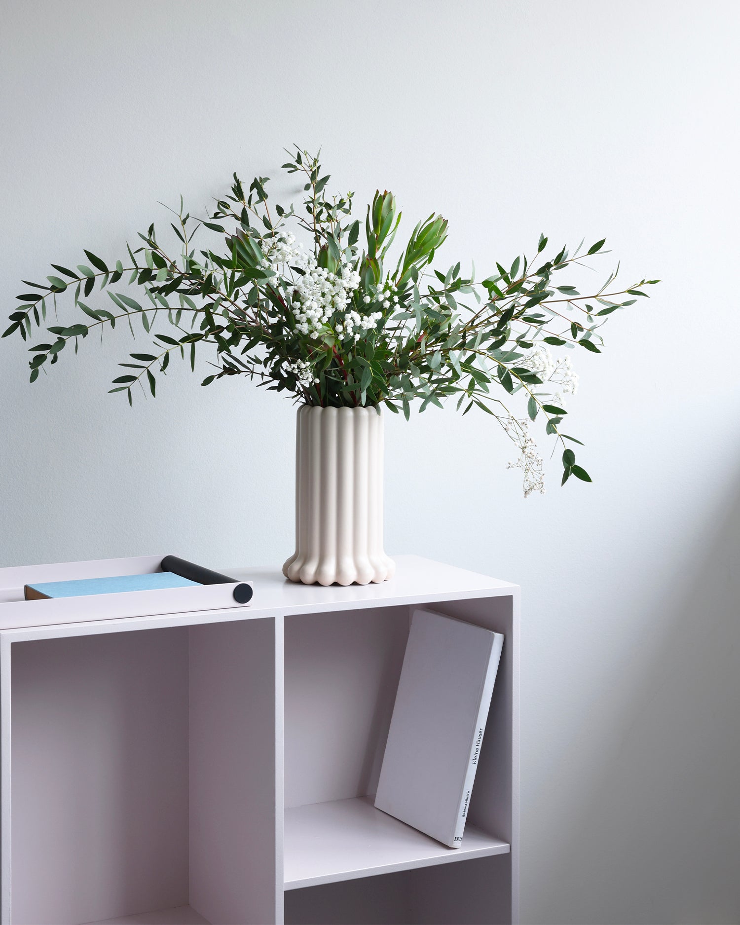 Vaso in porcellana Tubolar