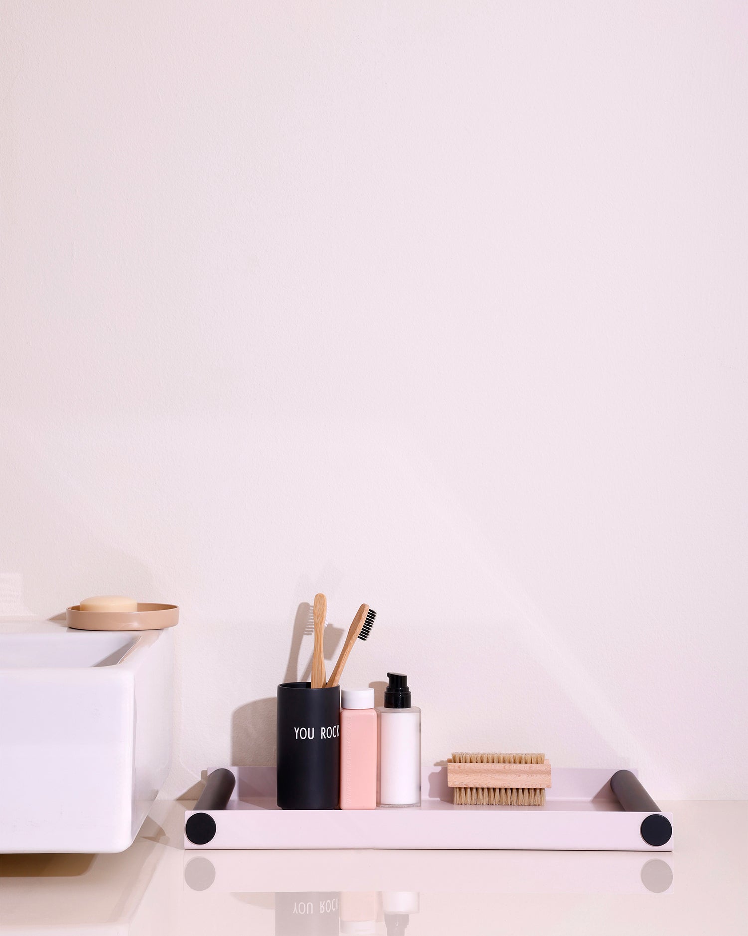 Vassoio decorativo in metallo Ray Large