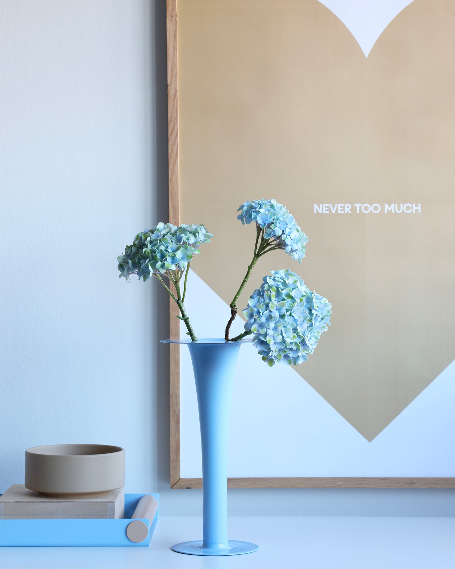 Vaso/Portacandele 2 in 1 in acciaio Trumpet