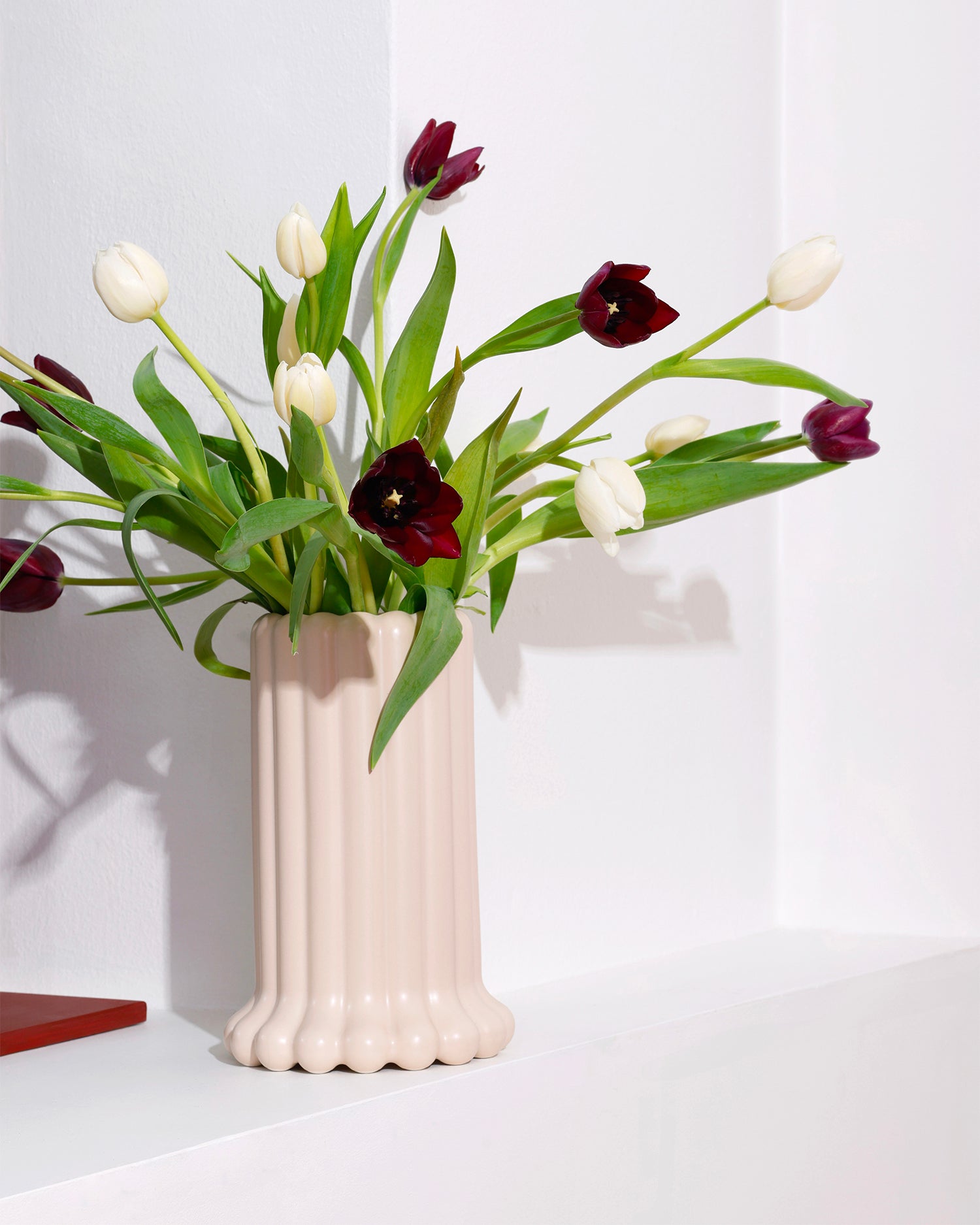 Vaso in porcellana Tubolar