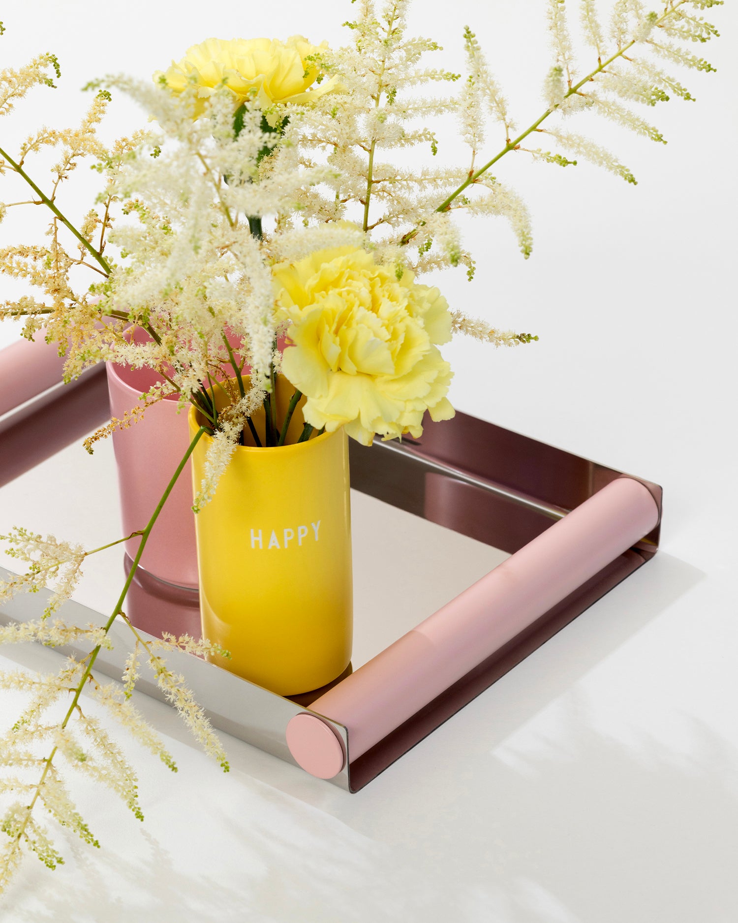 Vaso in porcellana con scritta "Happy" Favourite