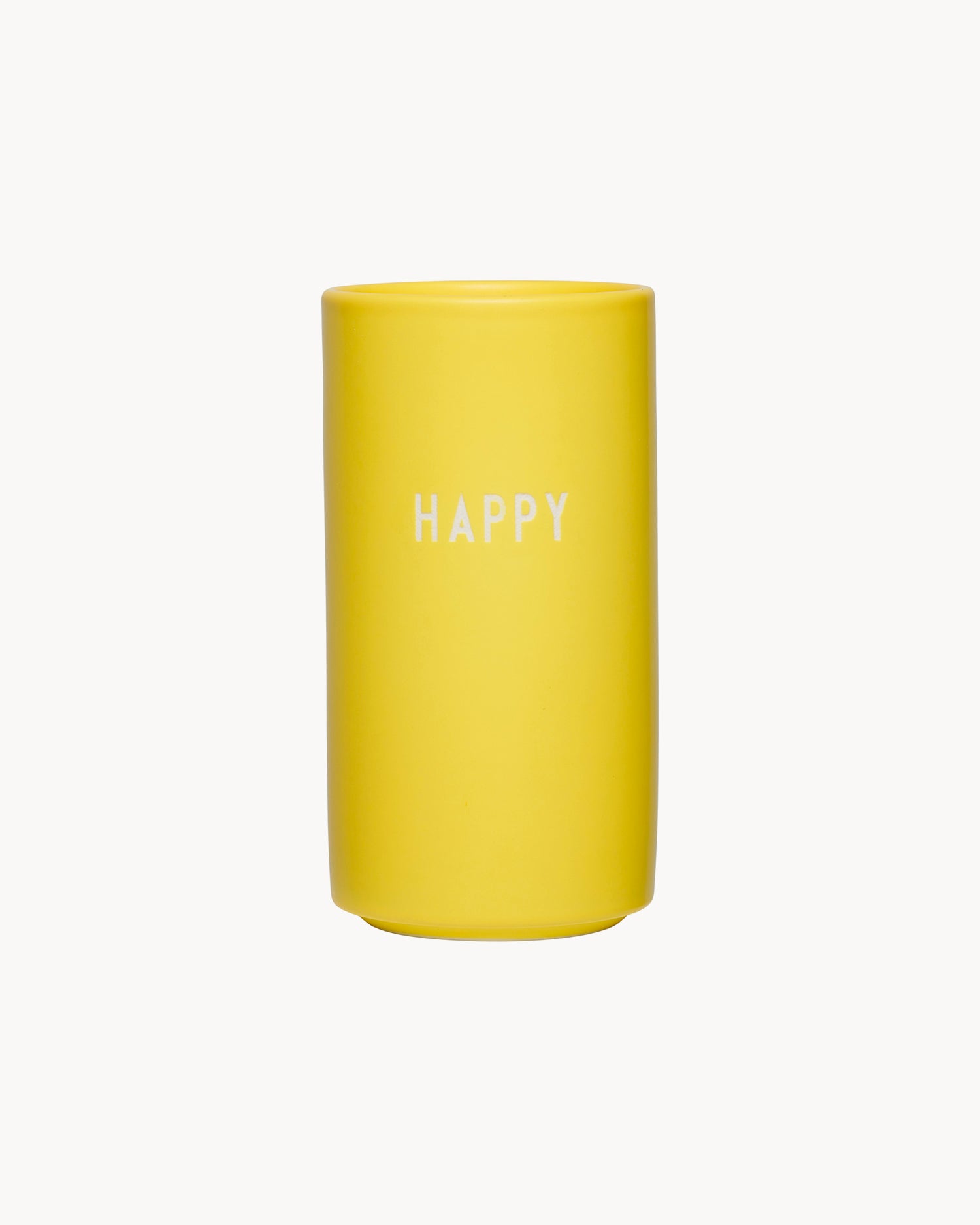 Vaso in porcellana con scritta "Happy" Favourite