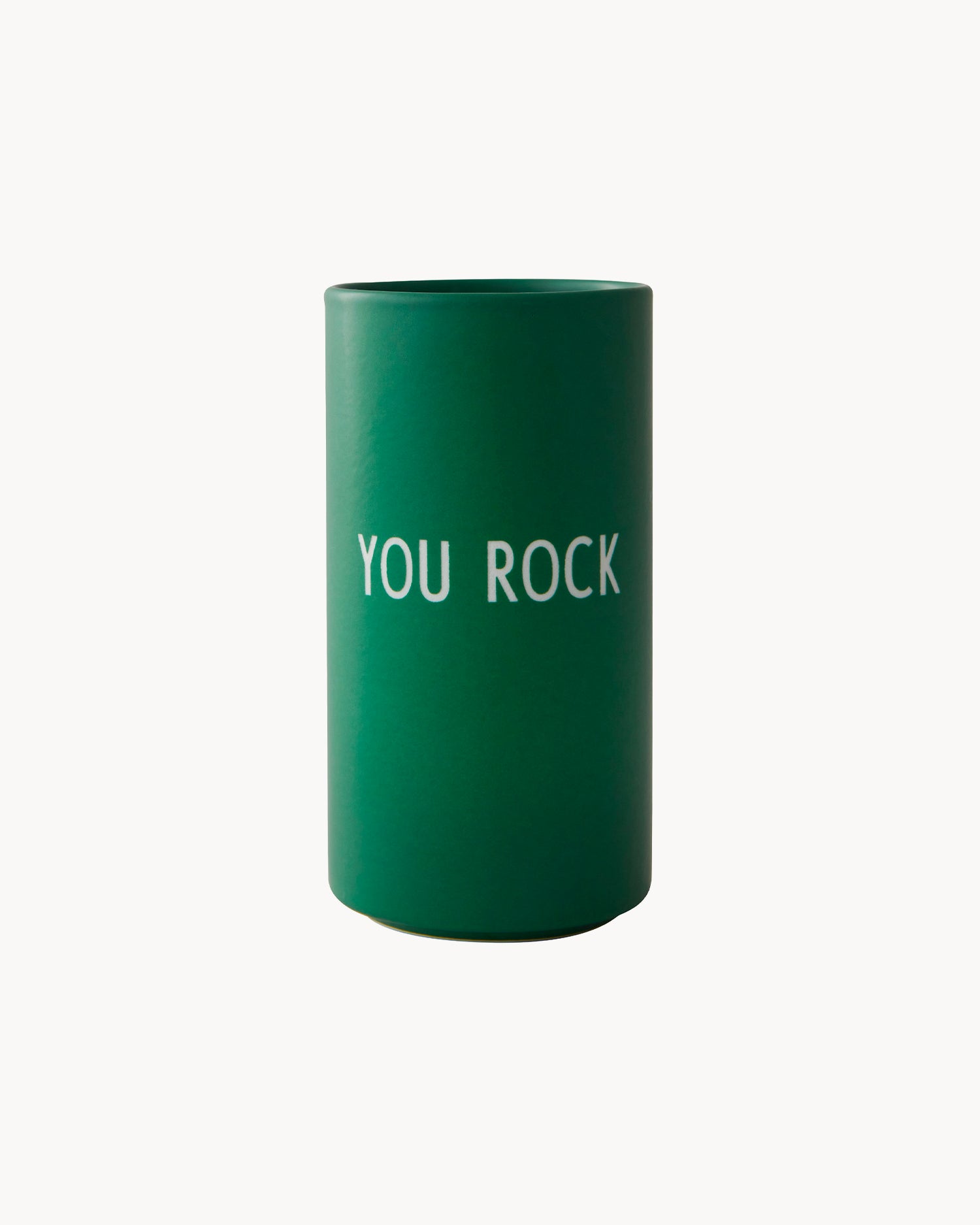 Vaso in porcellana con scritta "You rock" Favourite