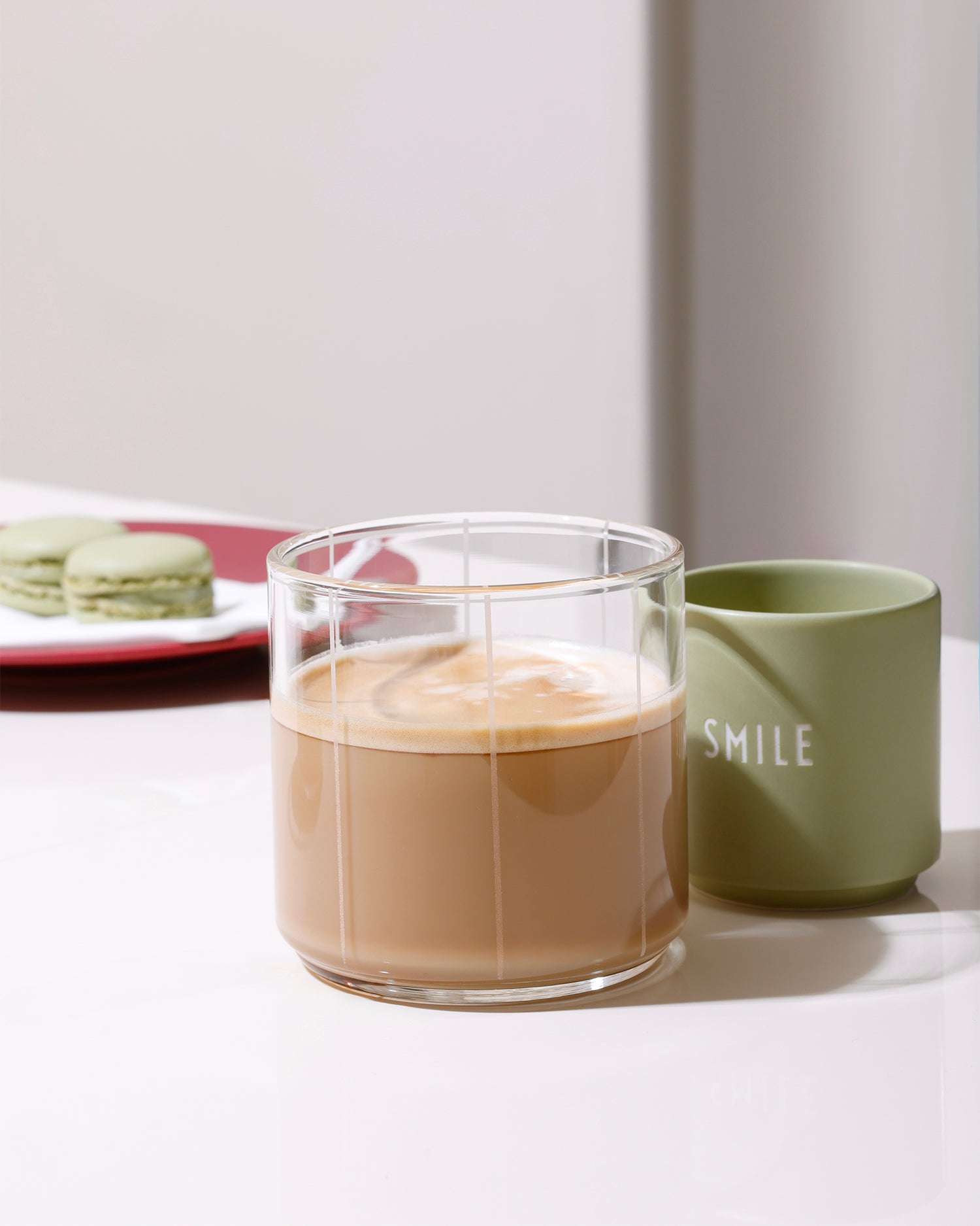 Set 4 bicchieri in vetro borosilicato a righe Pyjamas - Vetro