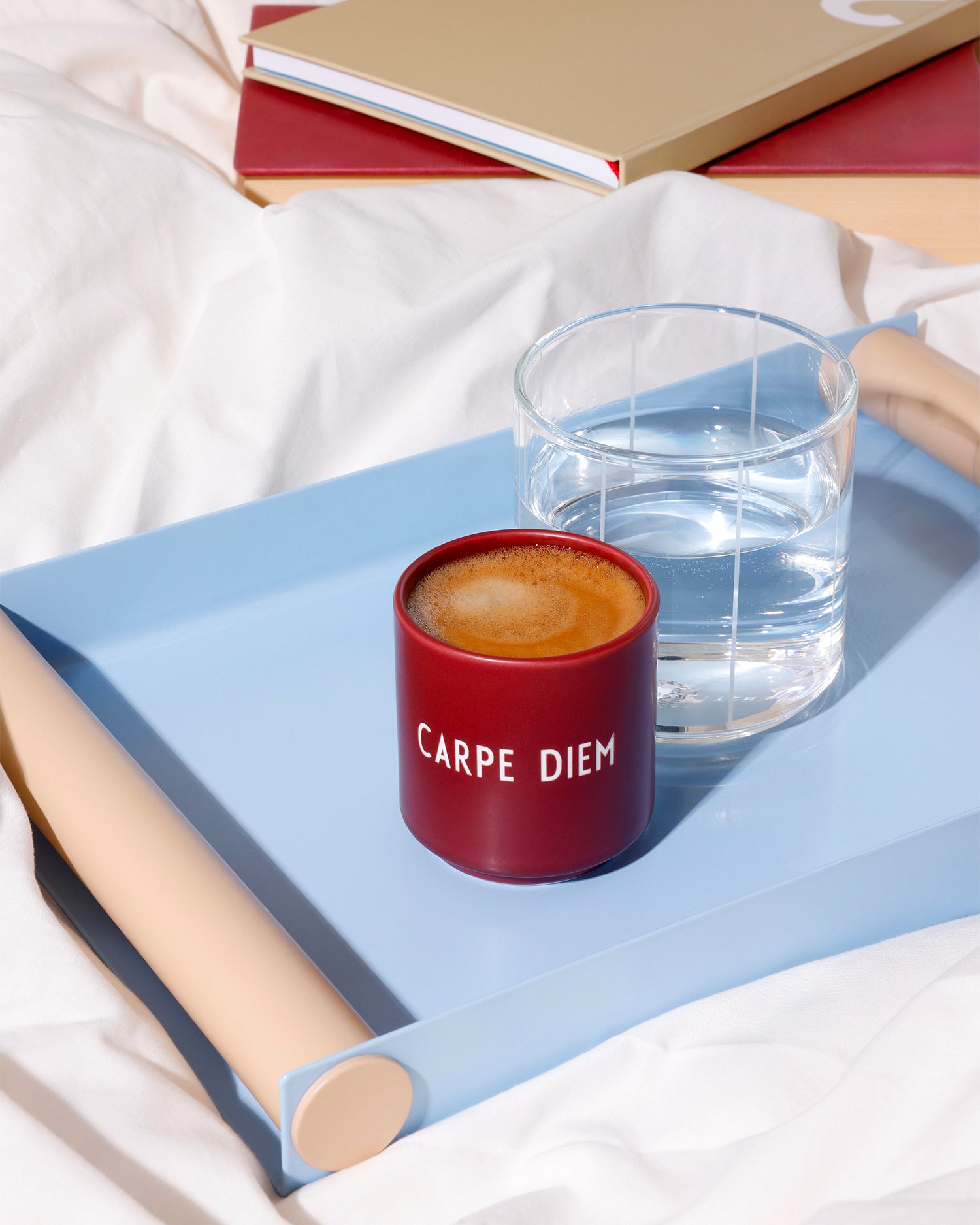 Set 4 bicchieri in vetro borosilicato a righe Pyjamas - Vetro