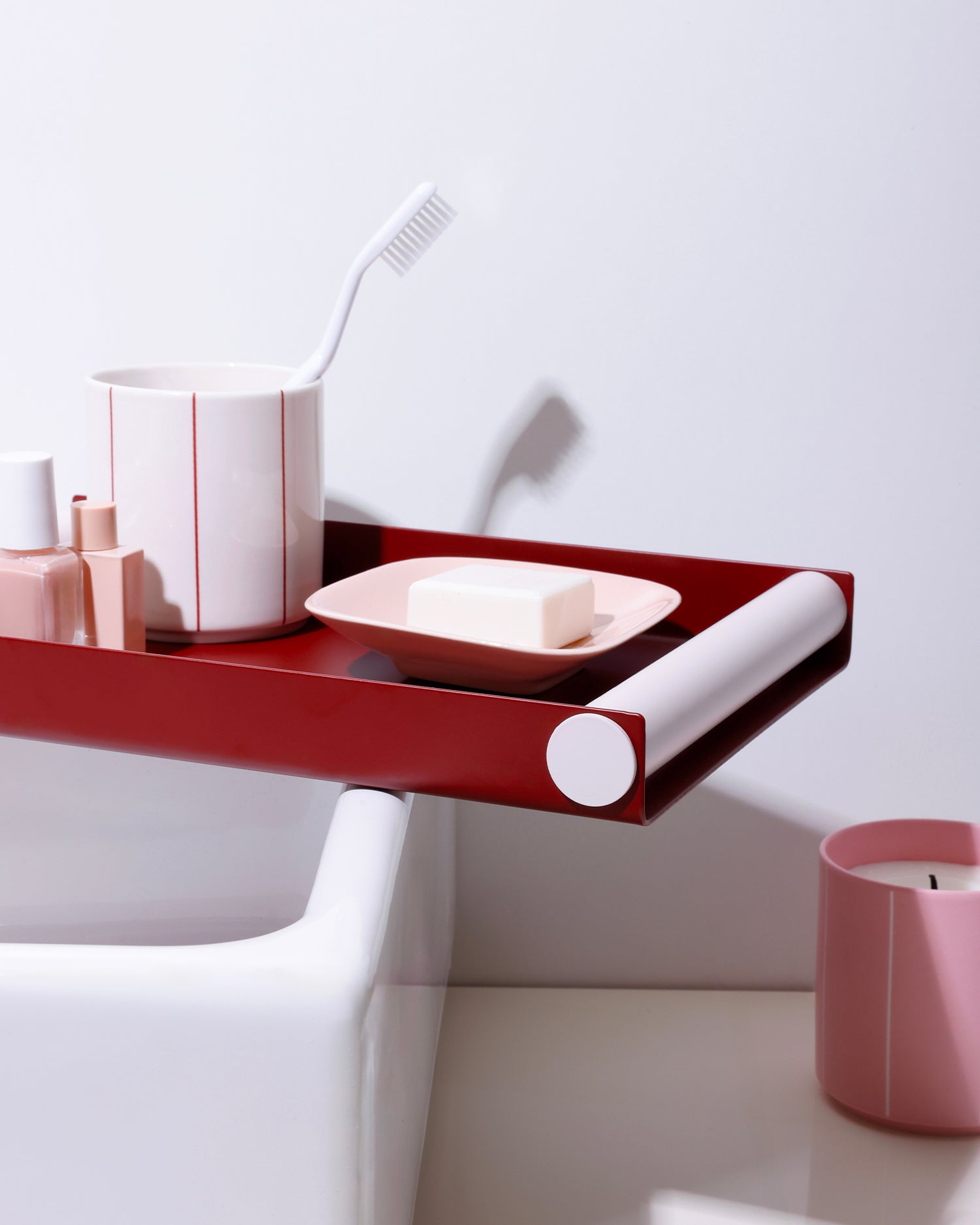 Vassoio decorativo in metallo Ray