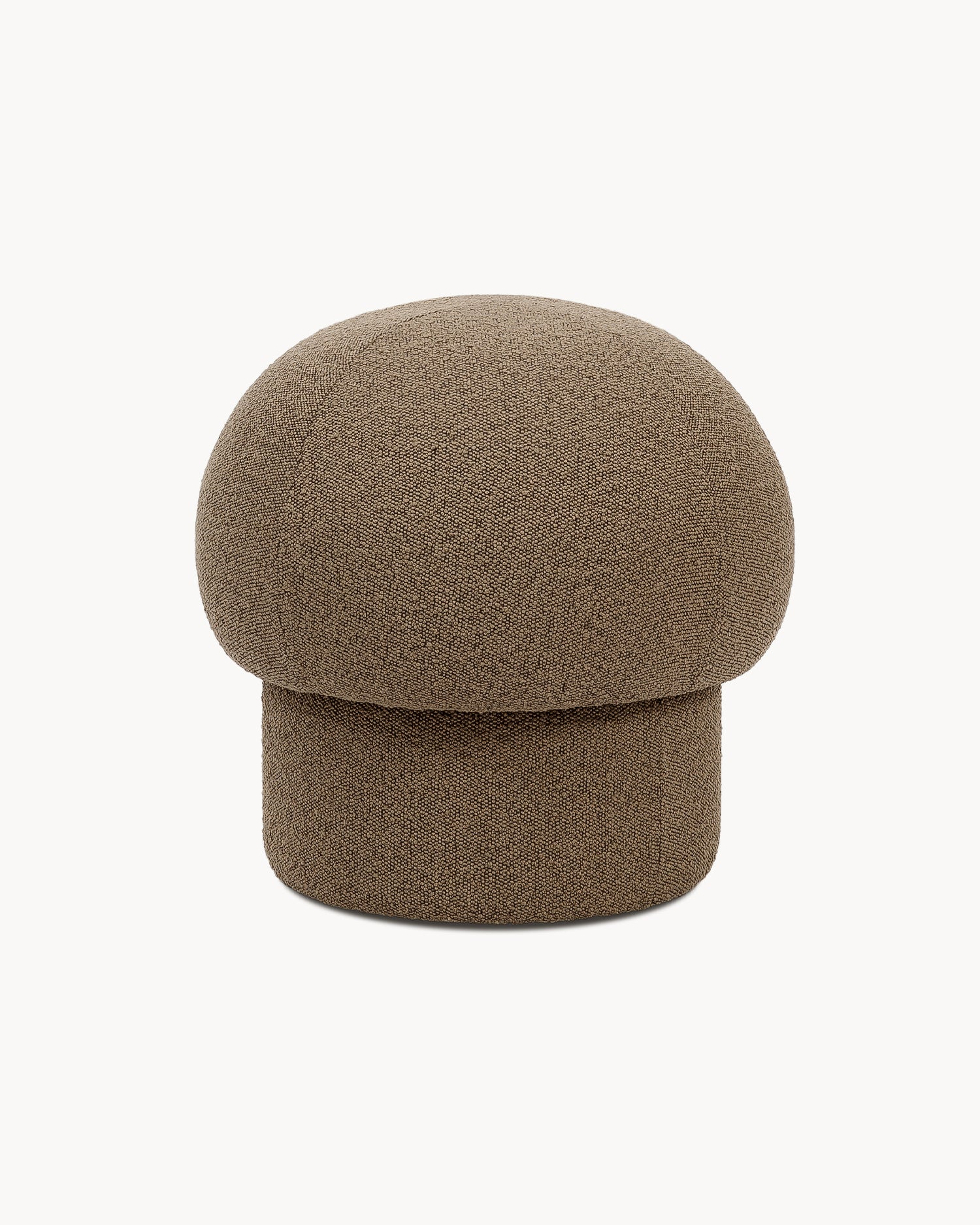 Pouf imbottito Uno, marrone