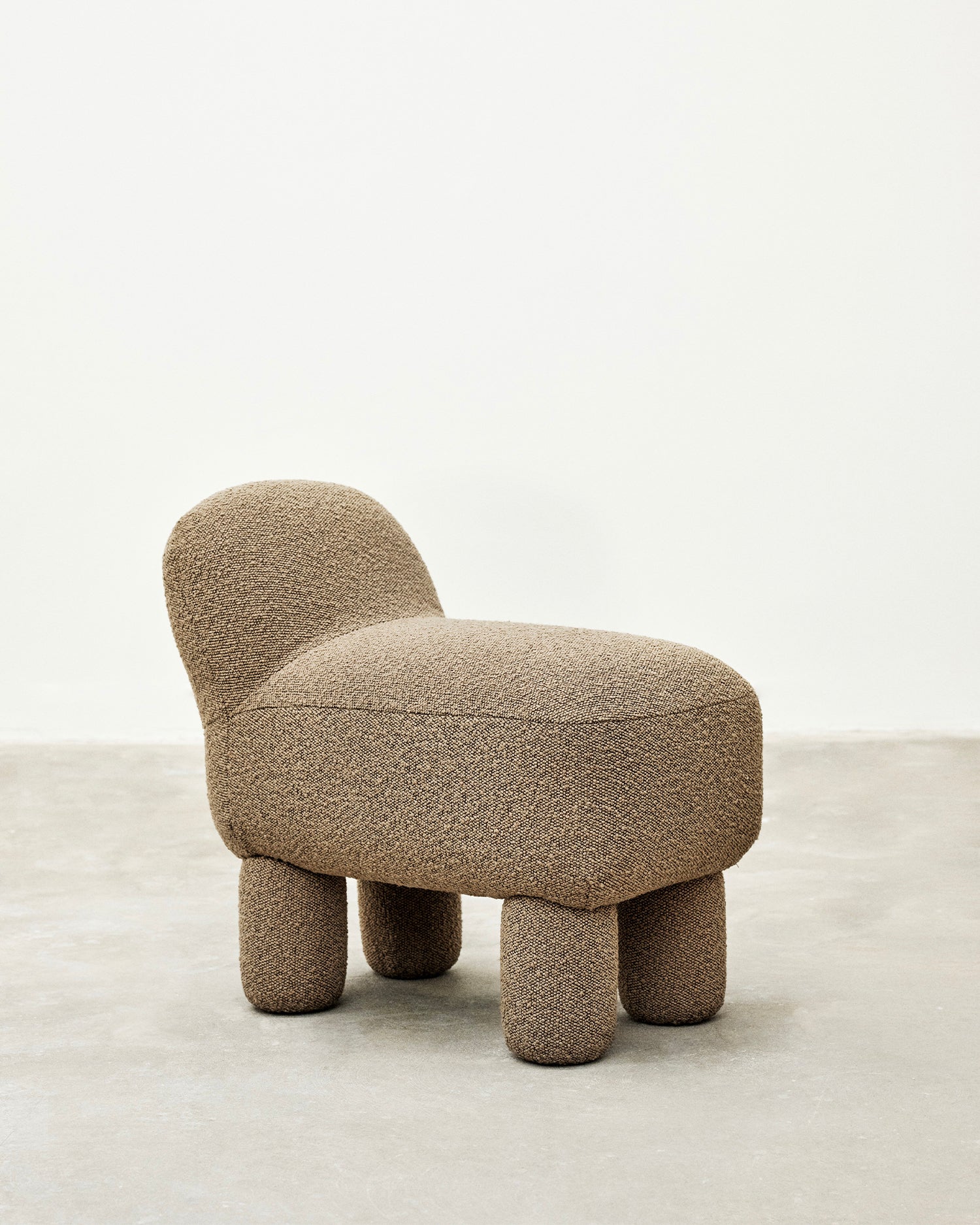 Pouf in tessuto Lulu
