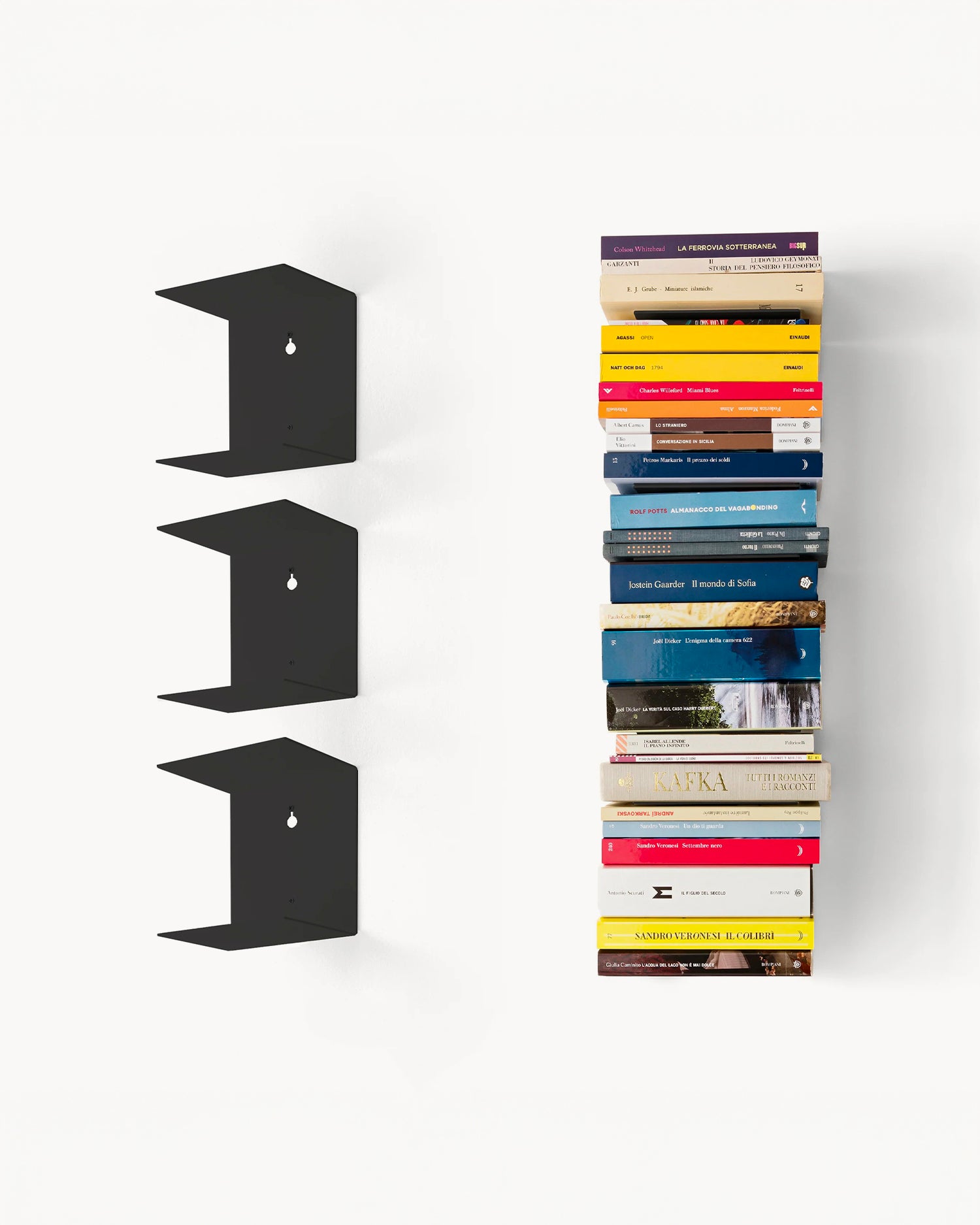 Mensola modulare da parete in metallo Booky
