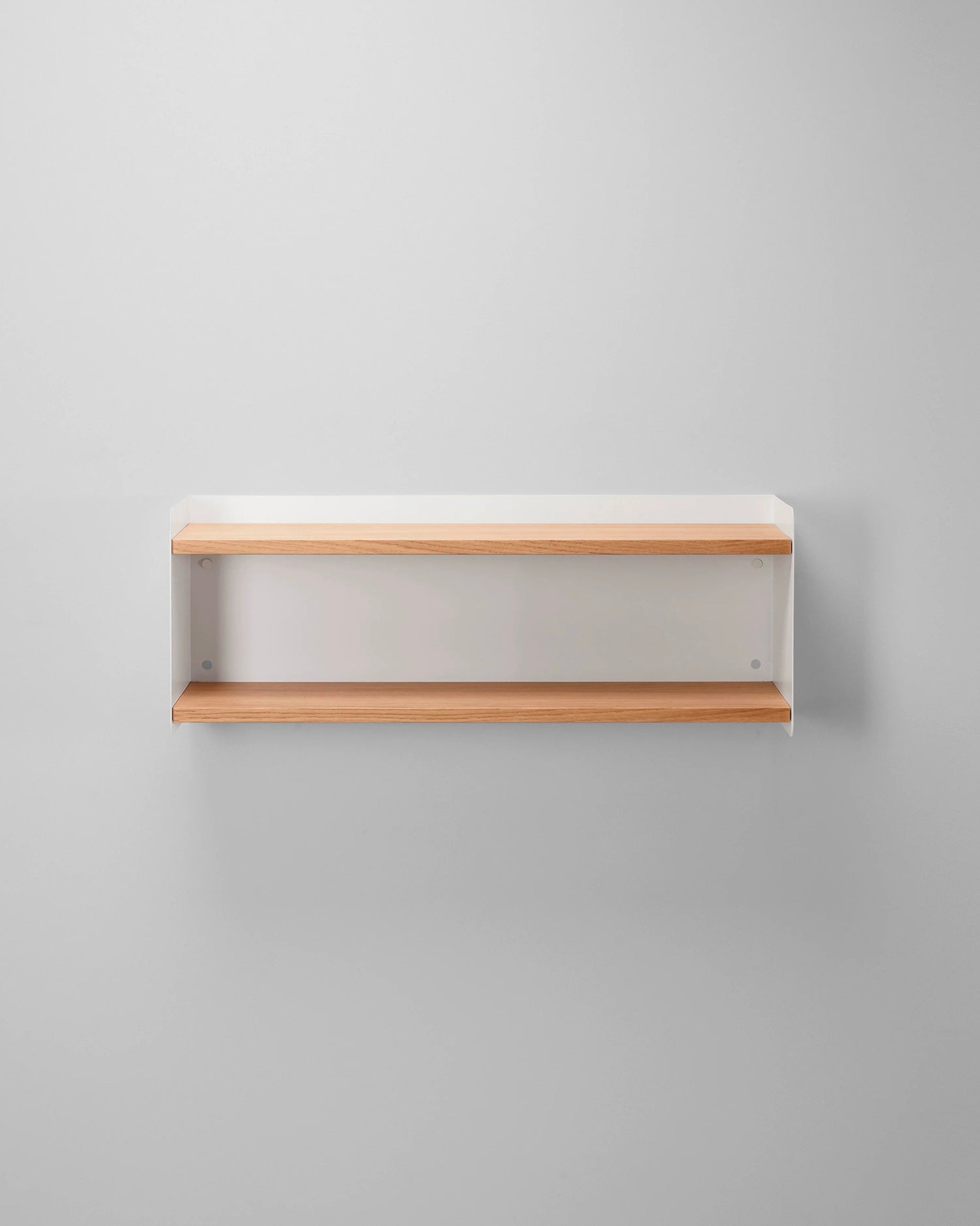 Scaffale da parete in metallo e rovere Giuly