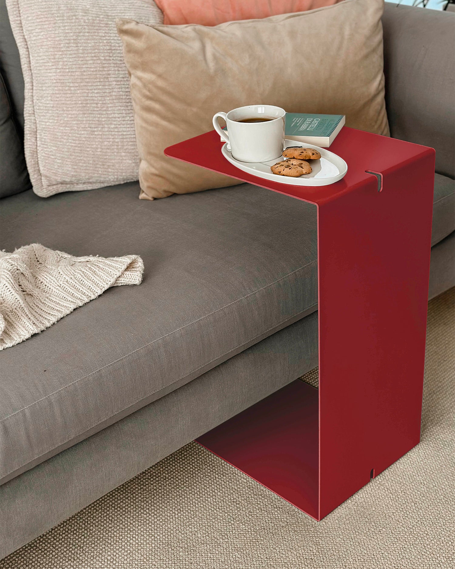 Tavolino multifunzione in metallo Double