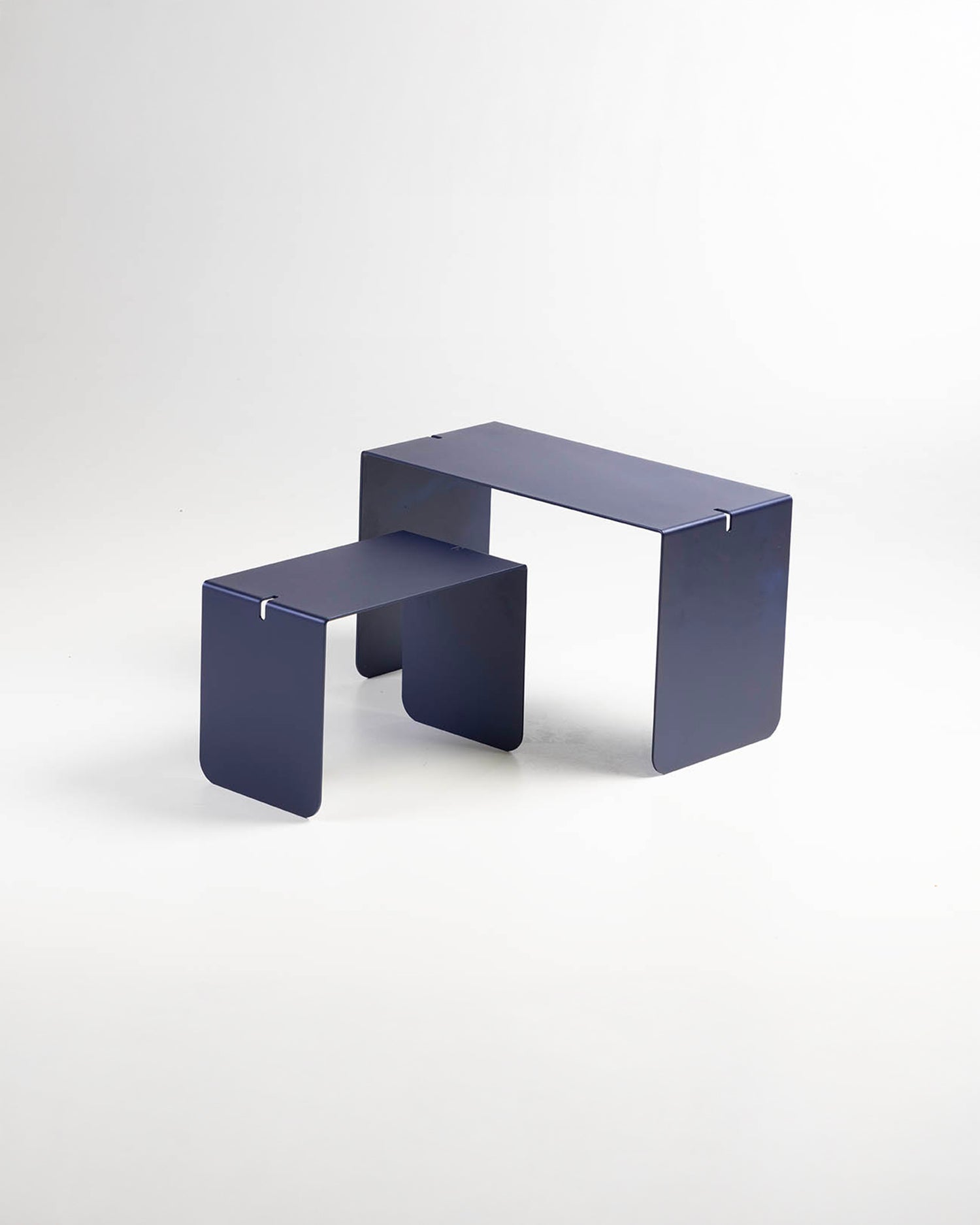 Tavolino multifunzione in metallo Double