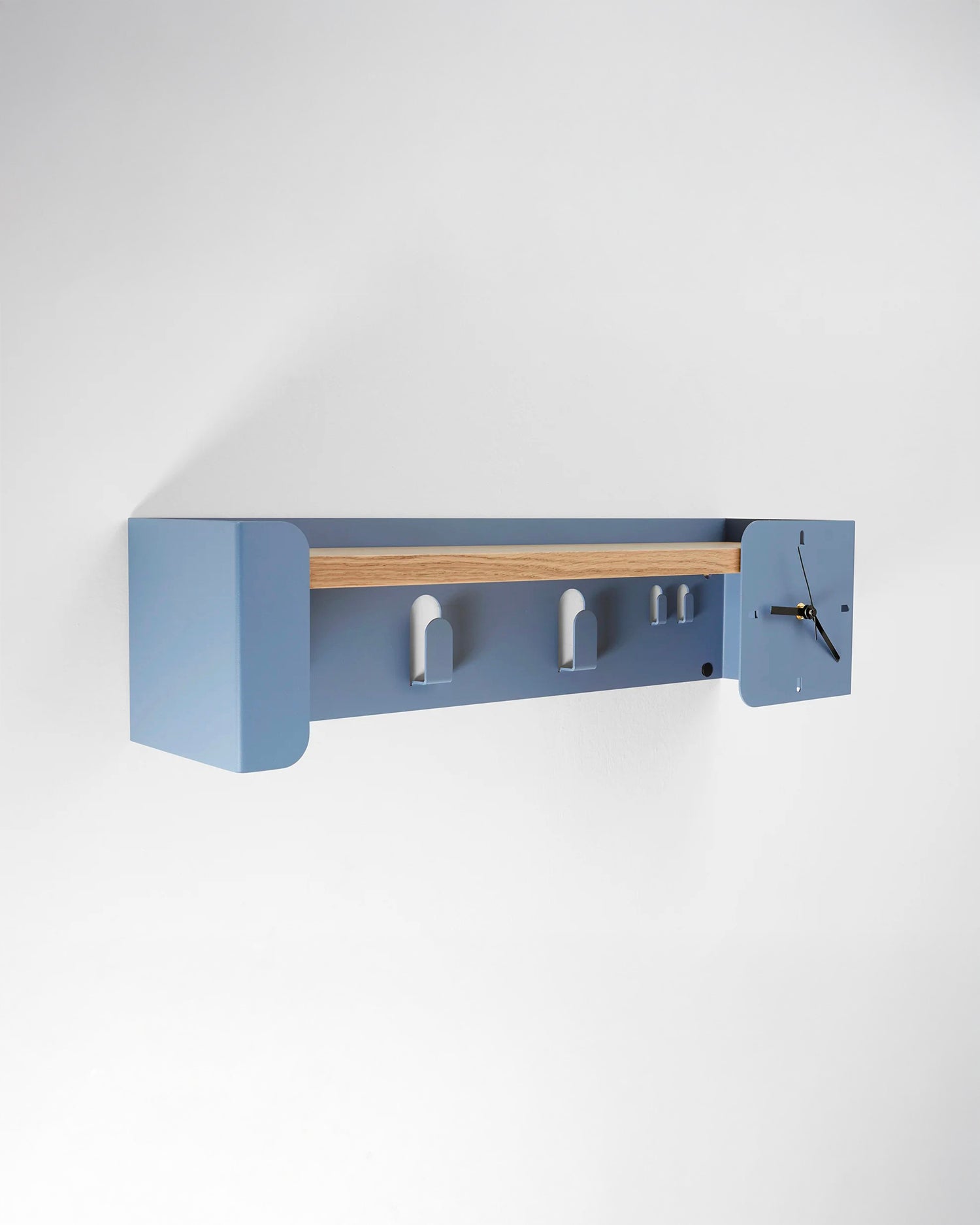 Mensola con appendiabiti in metallo Flexy