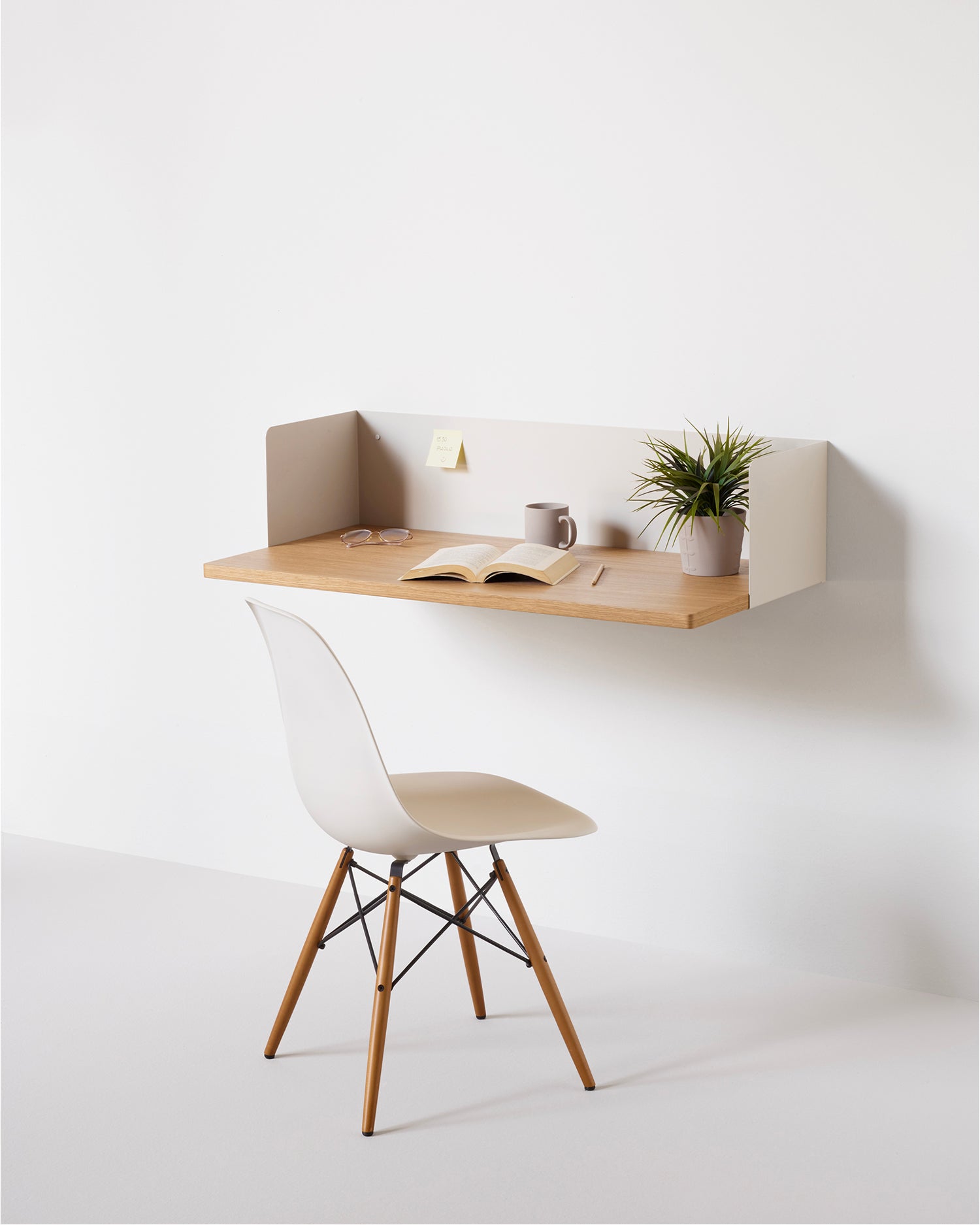 Scrivania da parete in metallo Desky