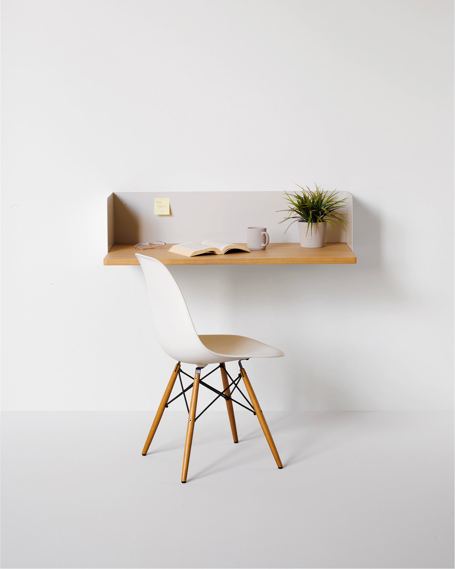 Scrivania da parete in metallo Desky