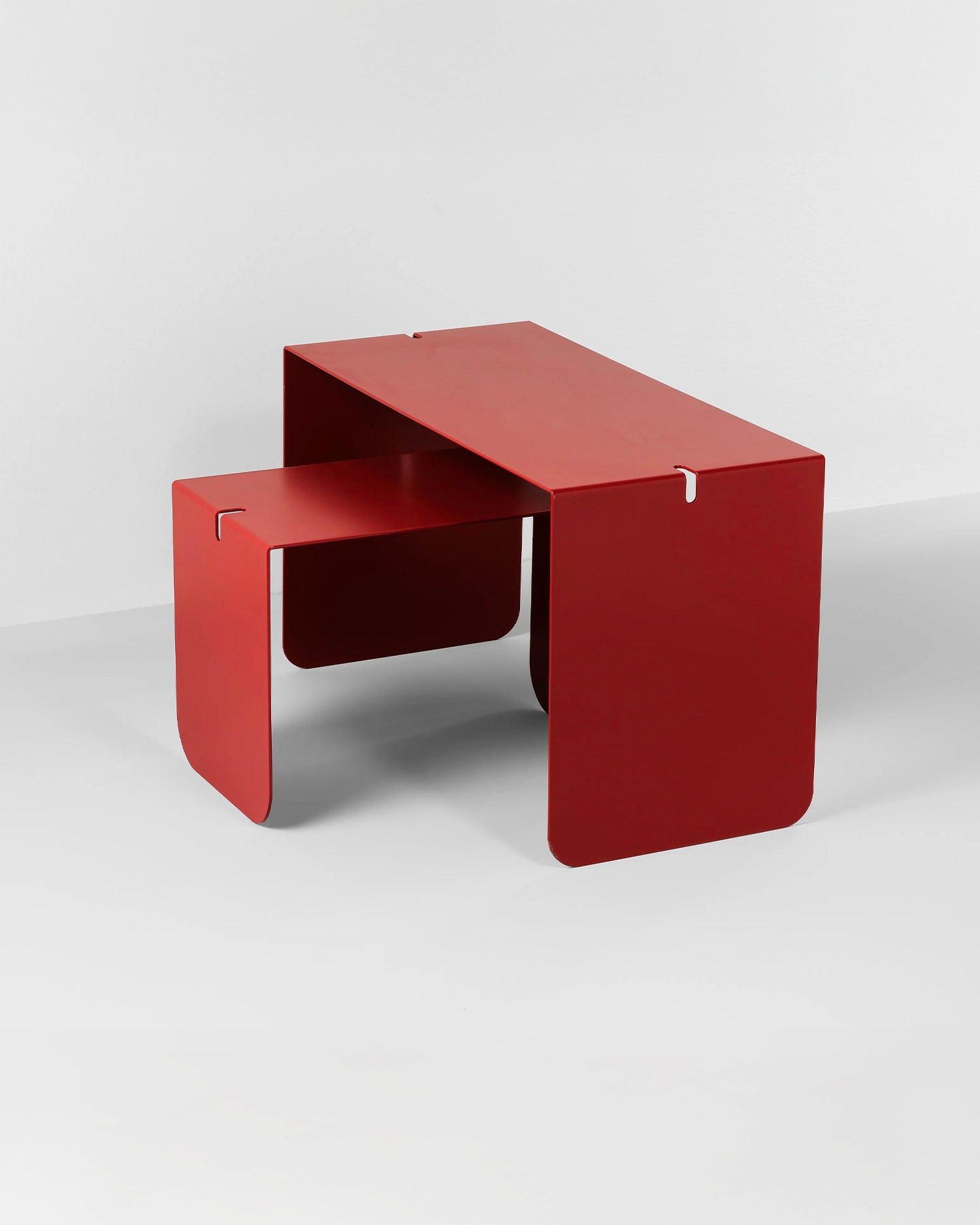 Tavolino multifunzione in metallo Double