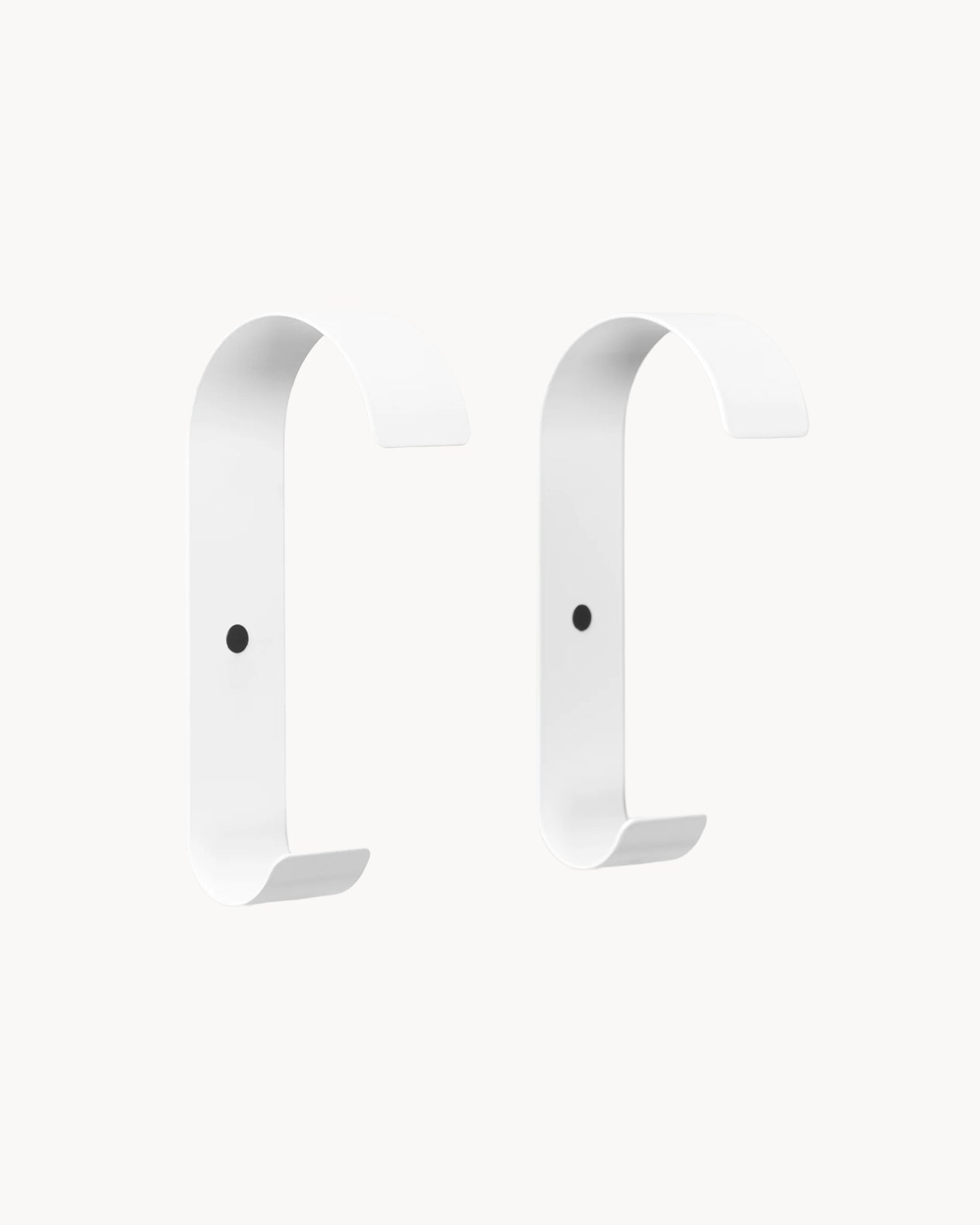 Set 2 appendiabiti da parete in metallo Cocò