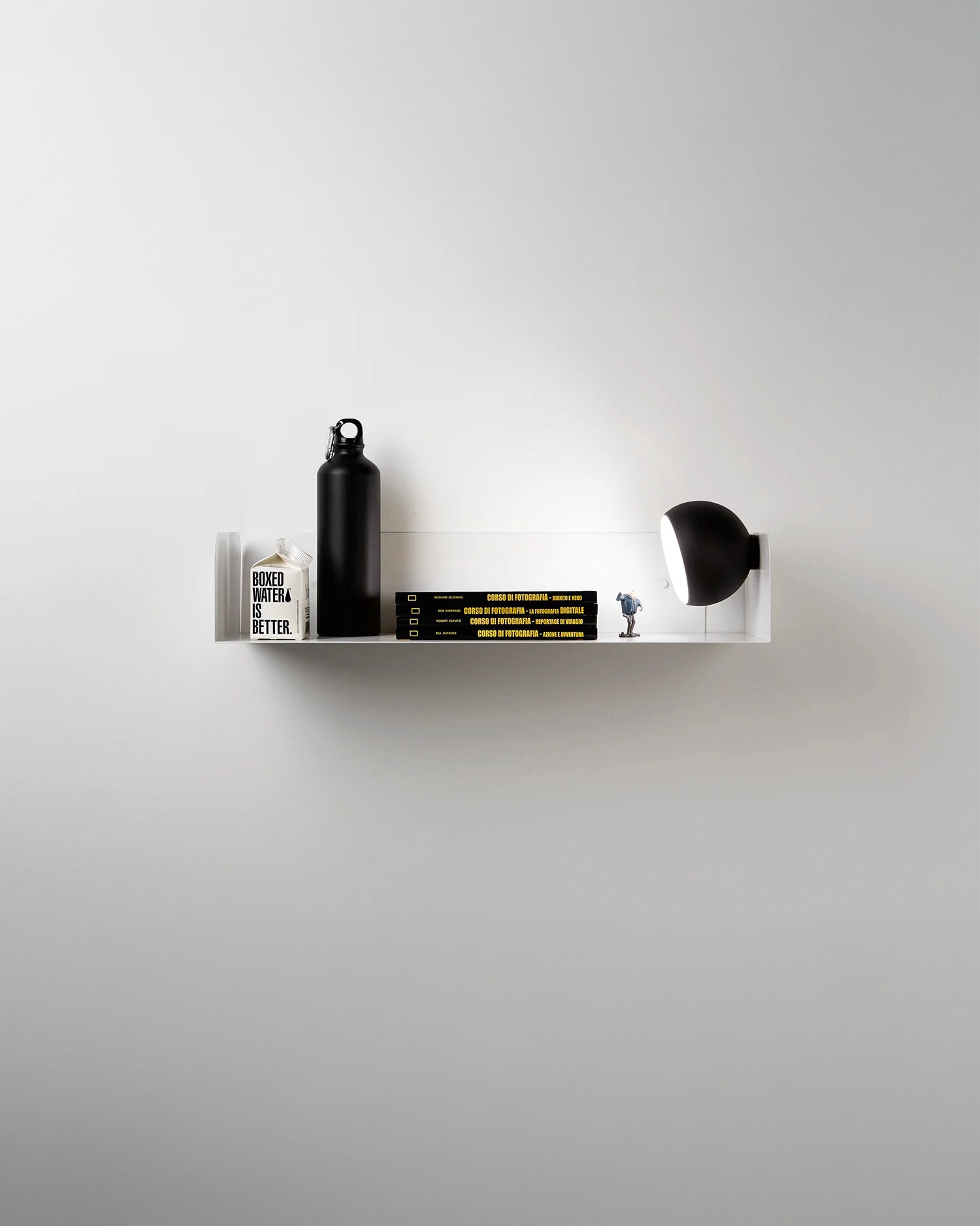 Mensola da parete in metallo Smarty, 13 colori disponibili