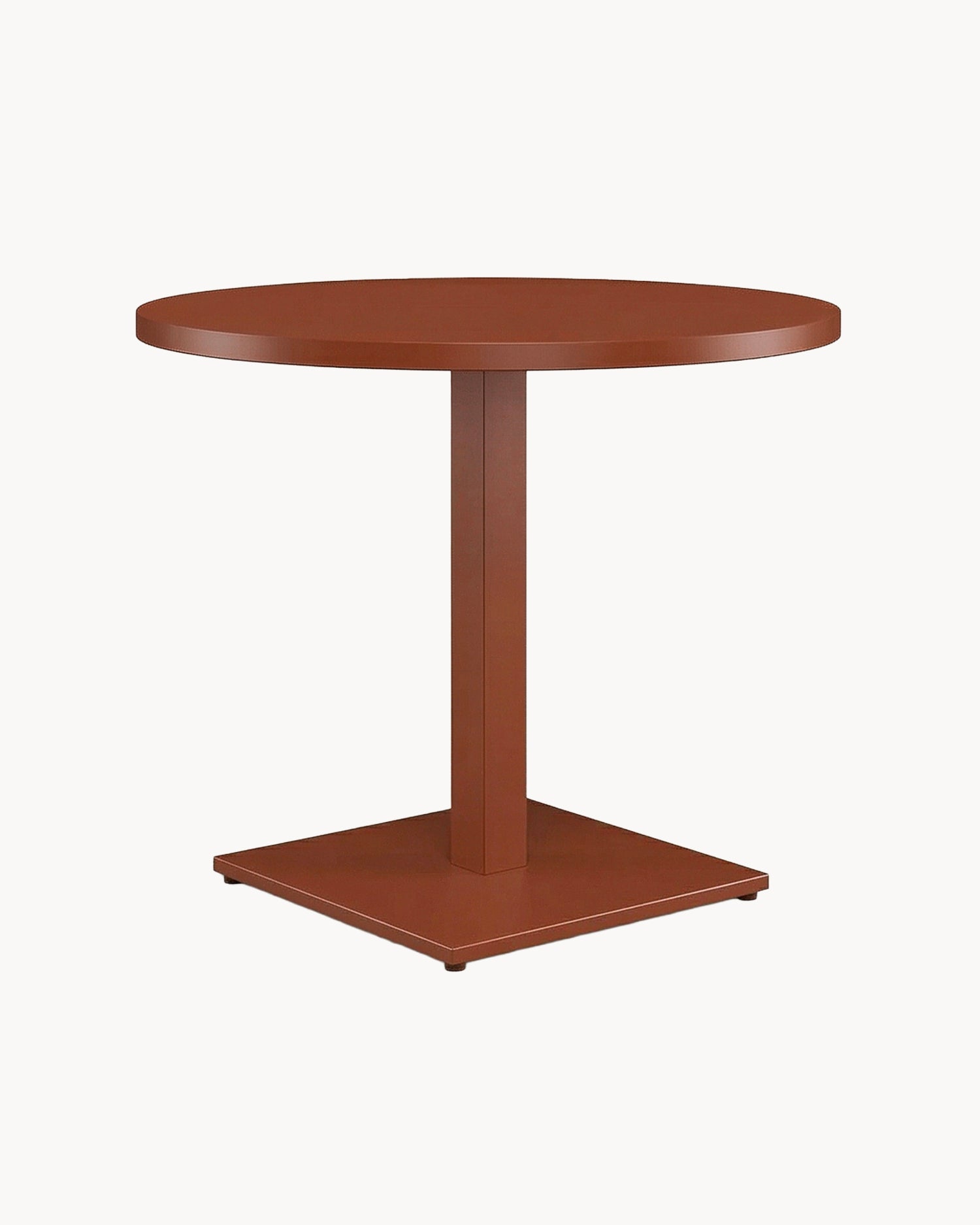 Tavolo rotondo da esterno di design in acciaio Round