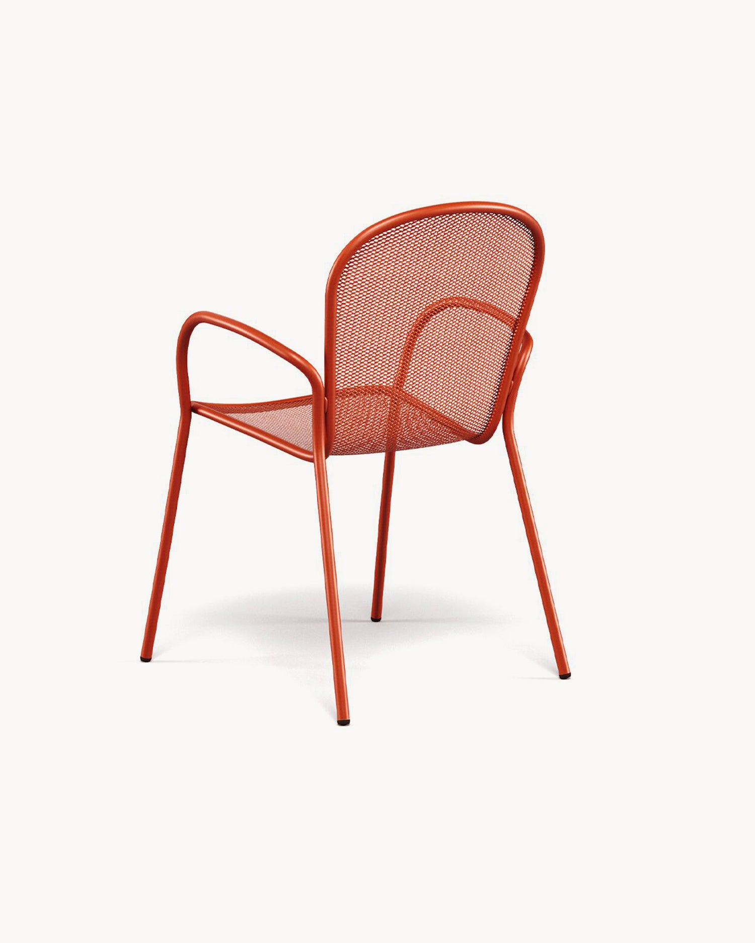 Set 2 sedie da esterno con braccioli in acciaio Ronda X