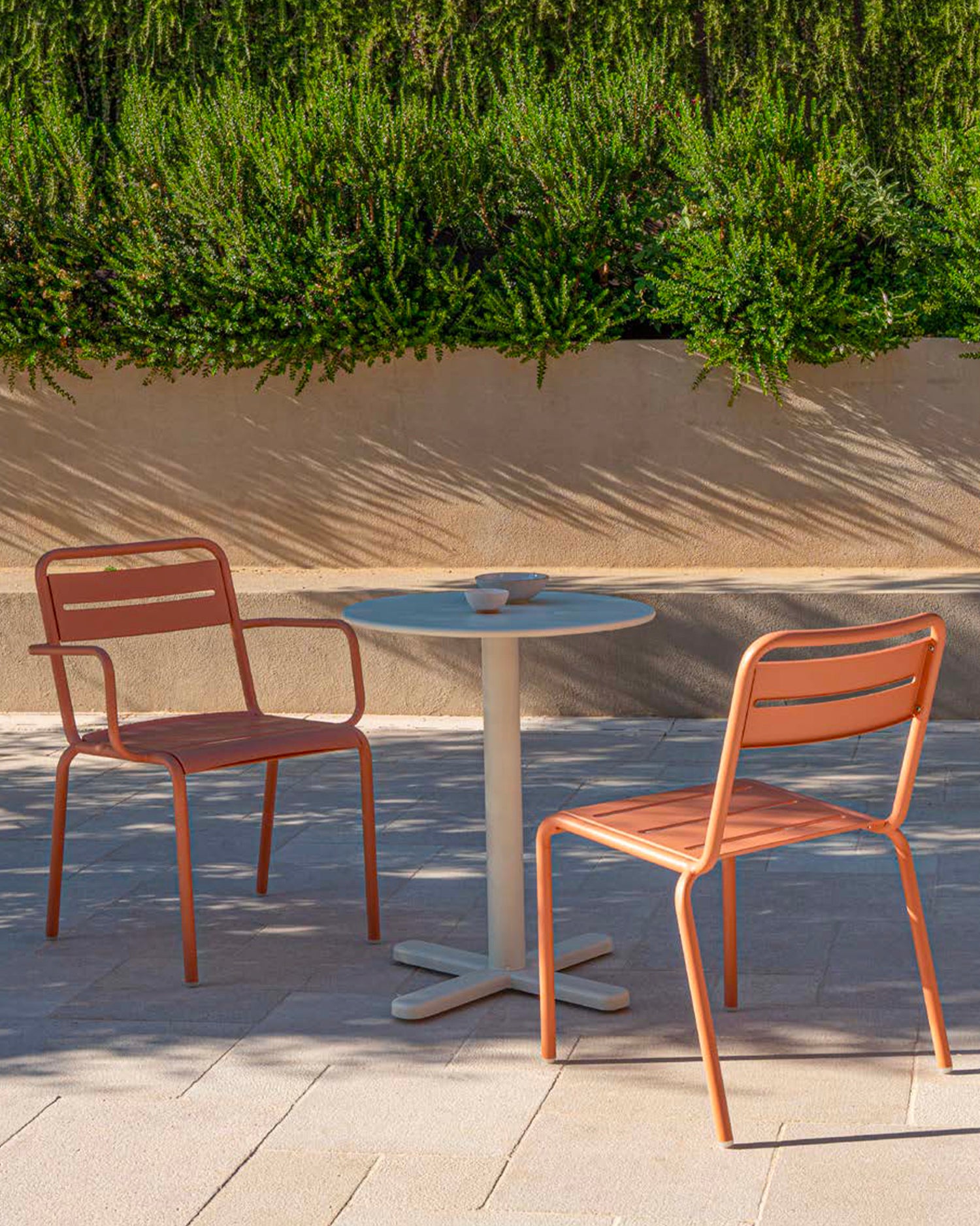 Set 2 sedie da esterno in alluminio Star