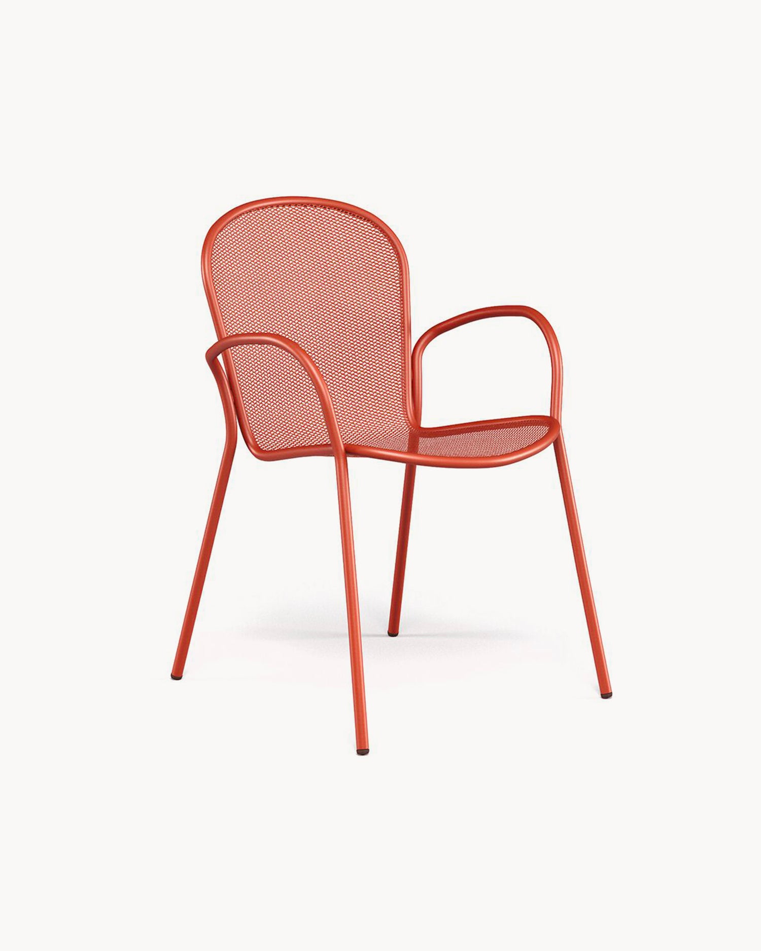 Set 2 sedie da esterno con braccioli in acciaio Ronda X