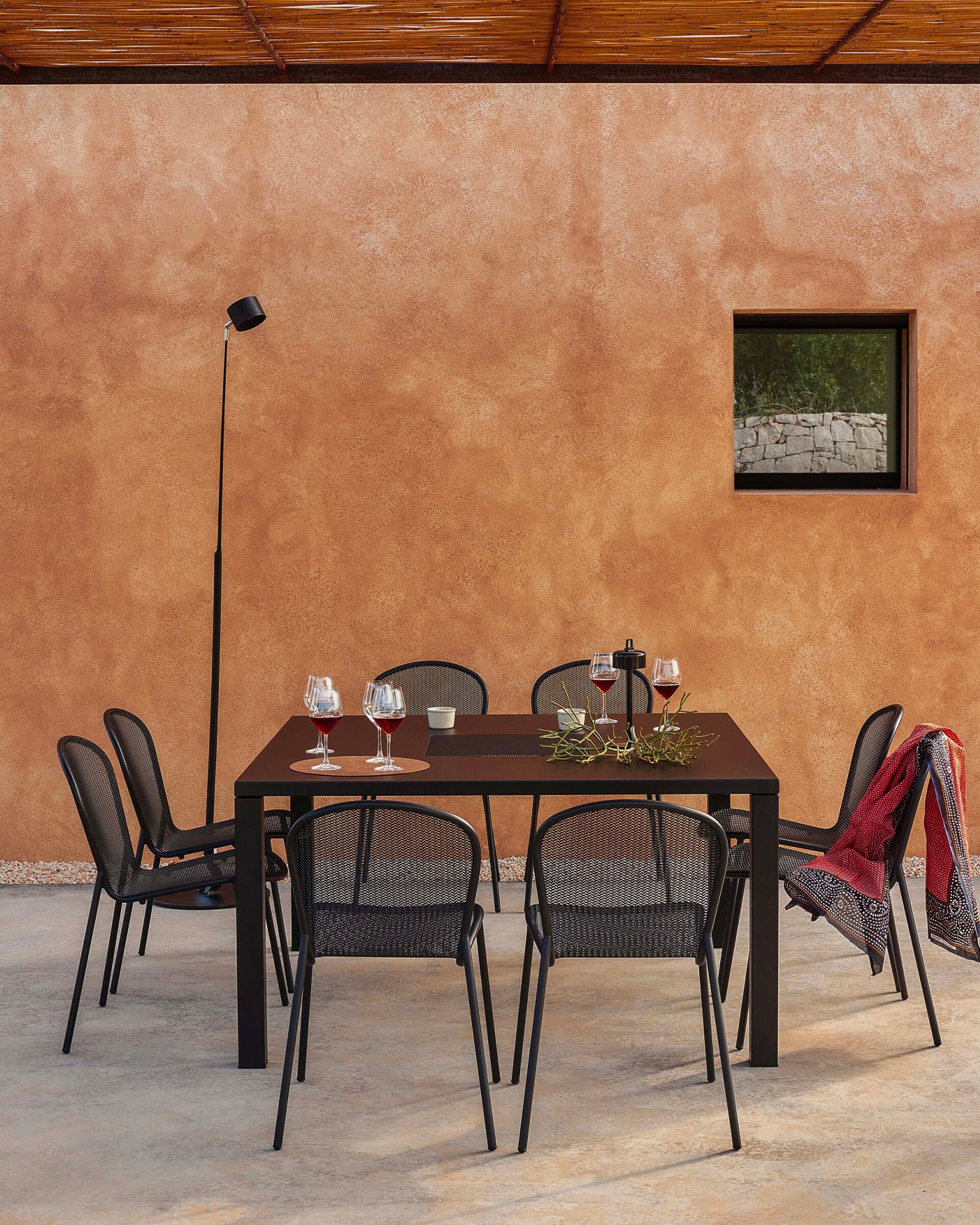 Set 2 sedie da esterno in acciaio Ronda X