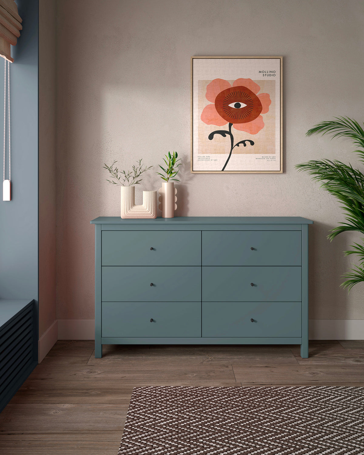 Credenza in pino massiccio Misti - Legno
