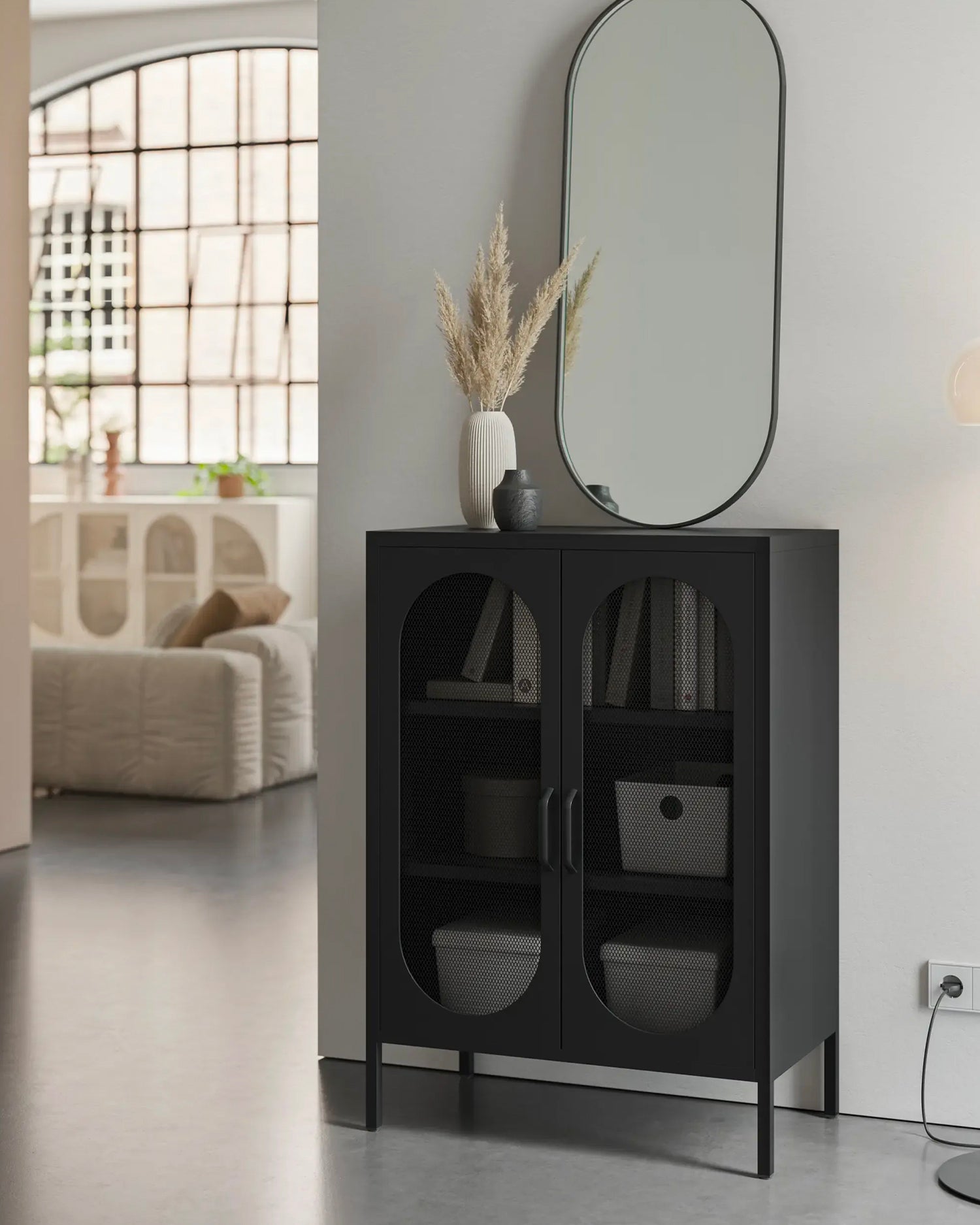 Credenza in metallo Diora