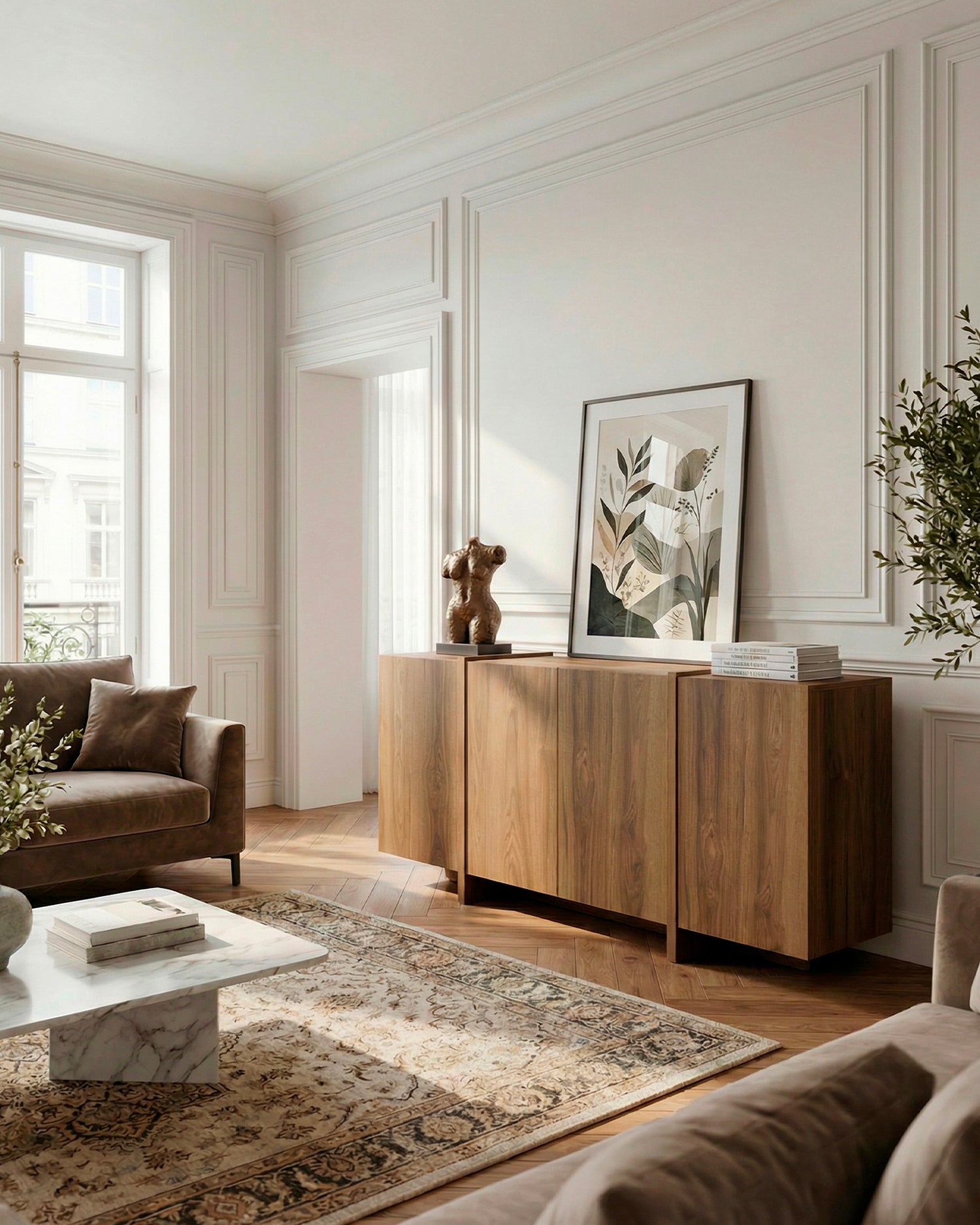 Credenza effetto legno Volia