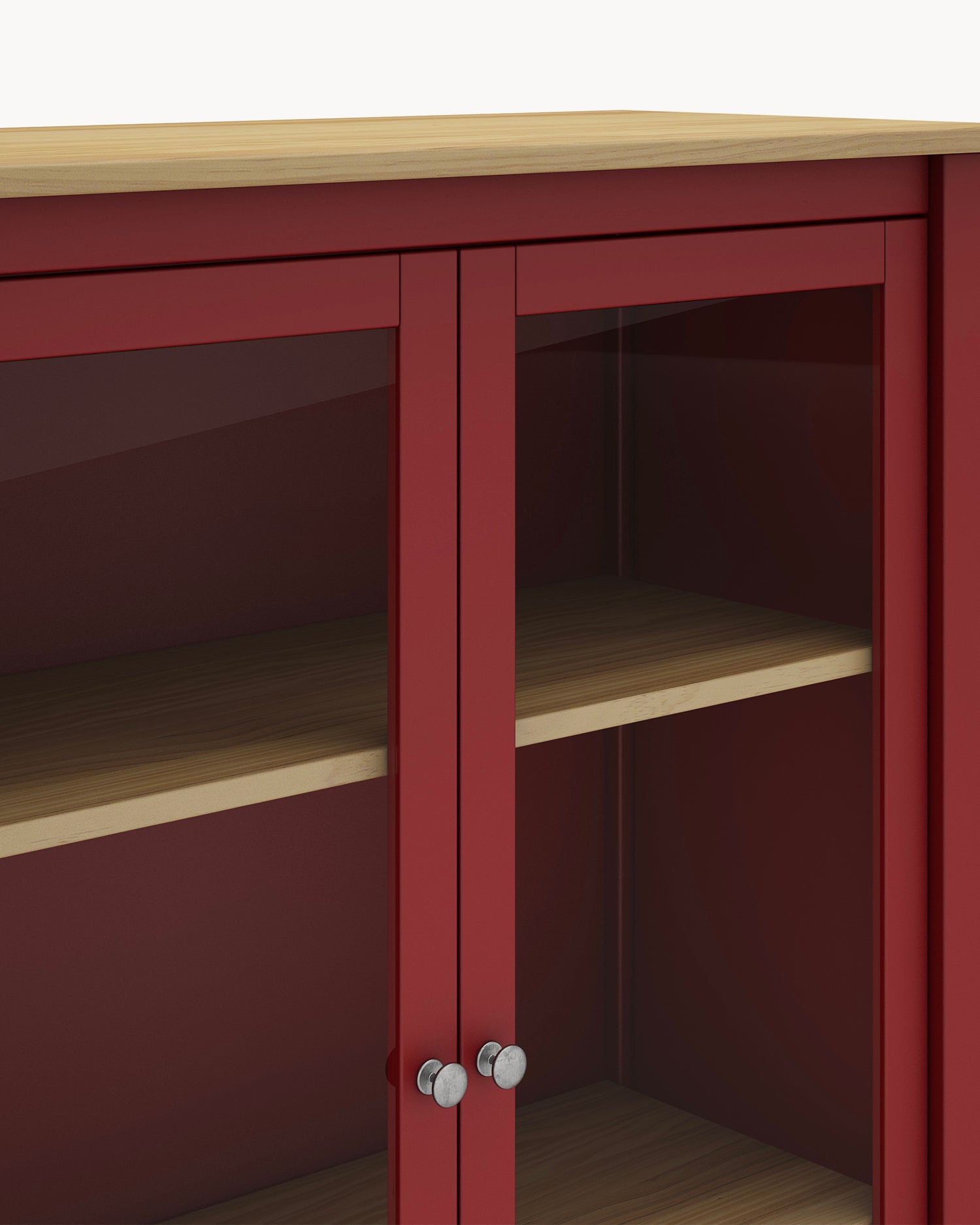 Vetrina in legno Misti - Legno/Vetro