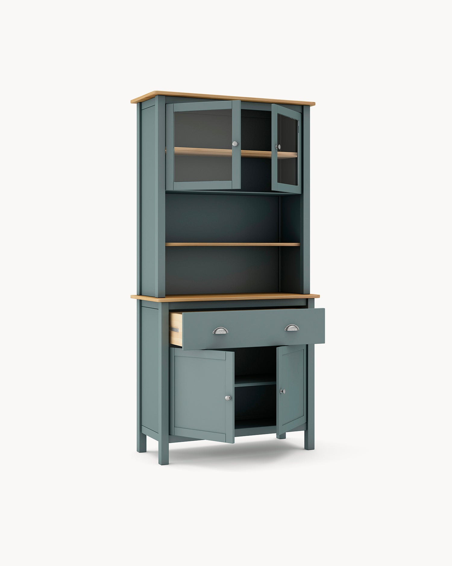 Credenza buffet in legno Misti - Legno/Vetro